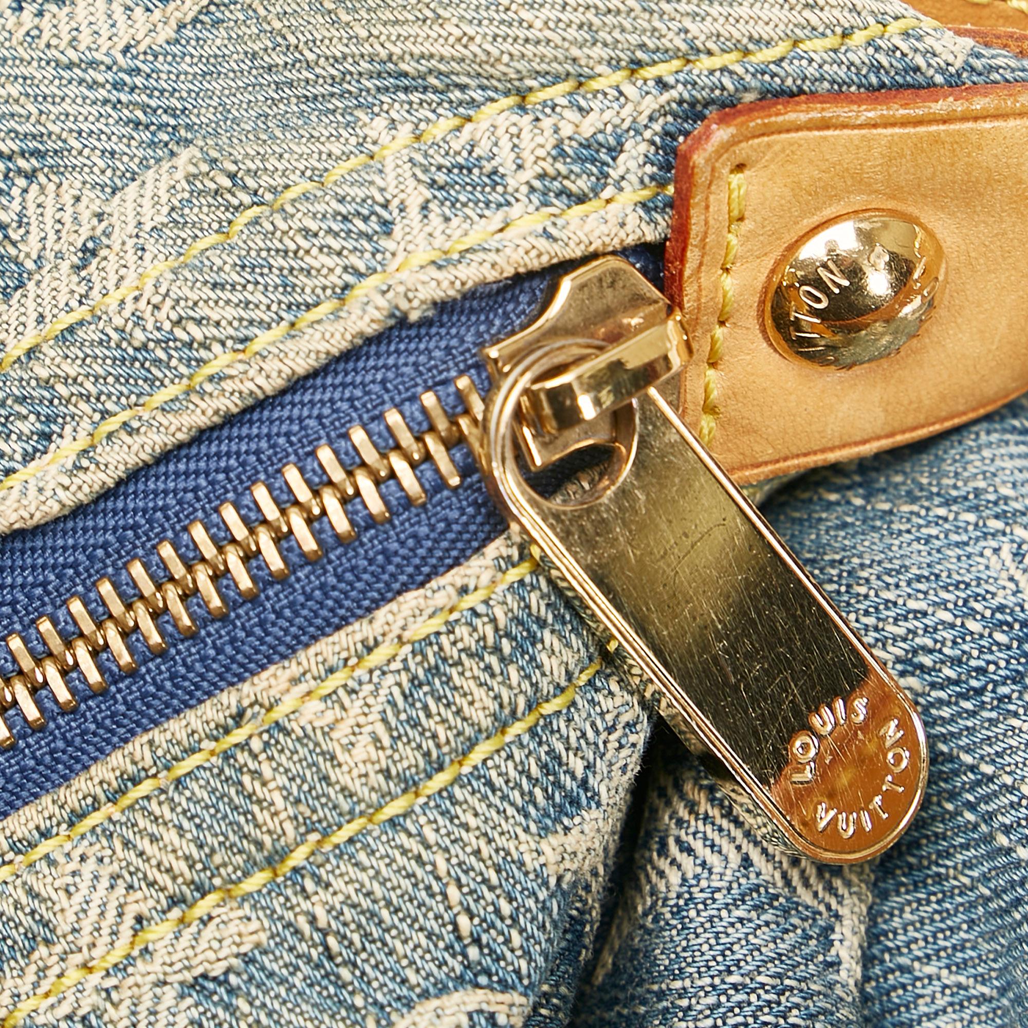 Louis Vuitton Monogram Denim Baggy PM (SHG-35571)