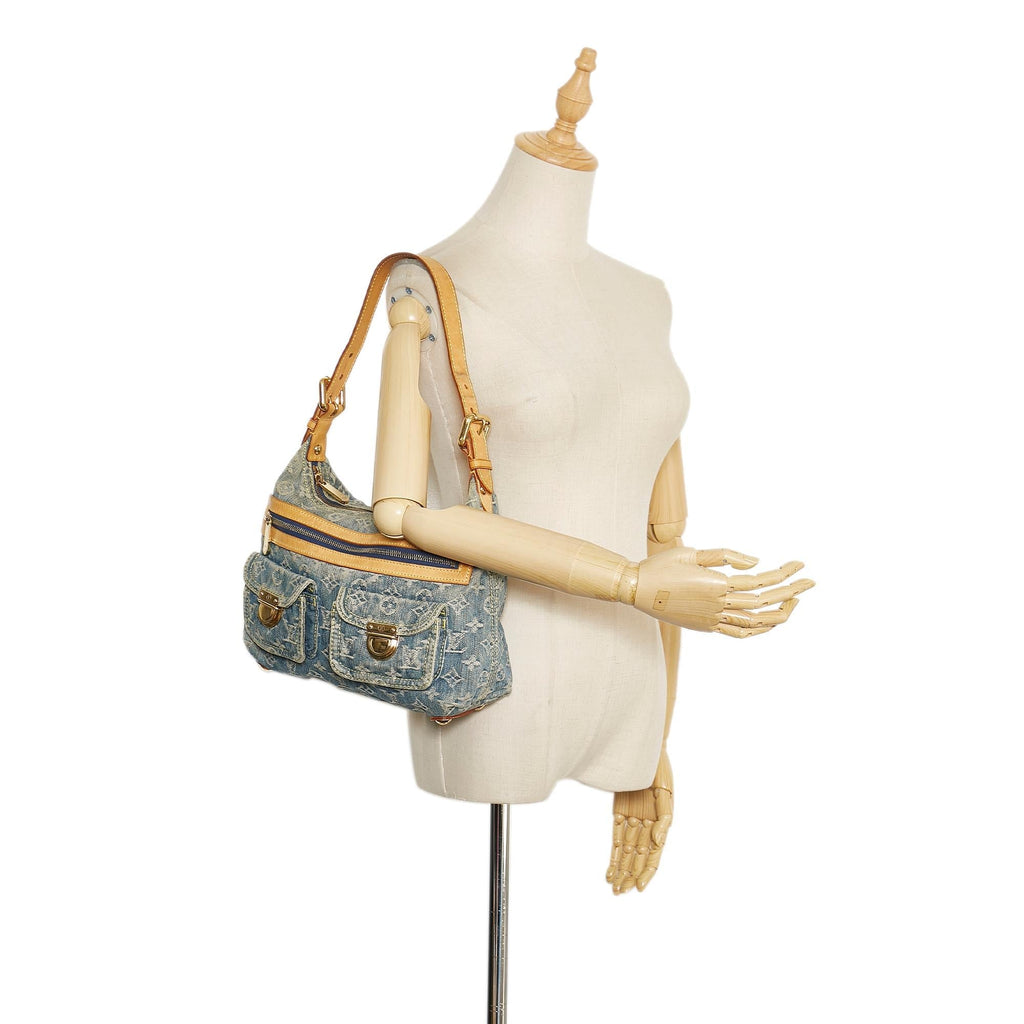 Louis Vuitton Monogram Denim Baggy PM (SHG-35571)
