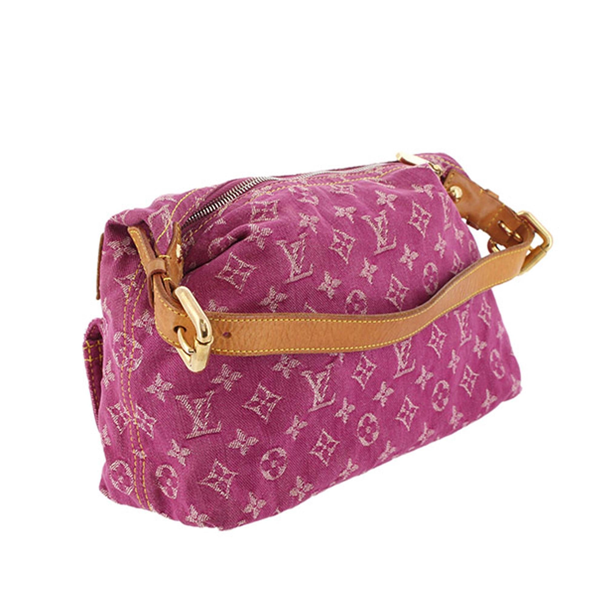 Louis Vuitton Monogram Denim Baggy PM (SHG-QxYvsi)
