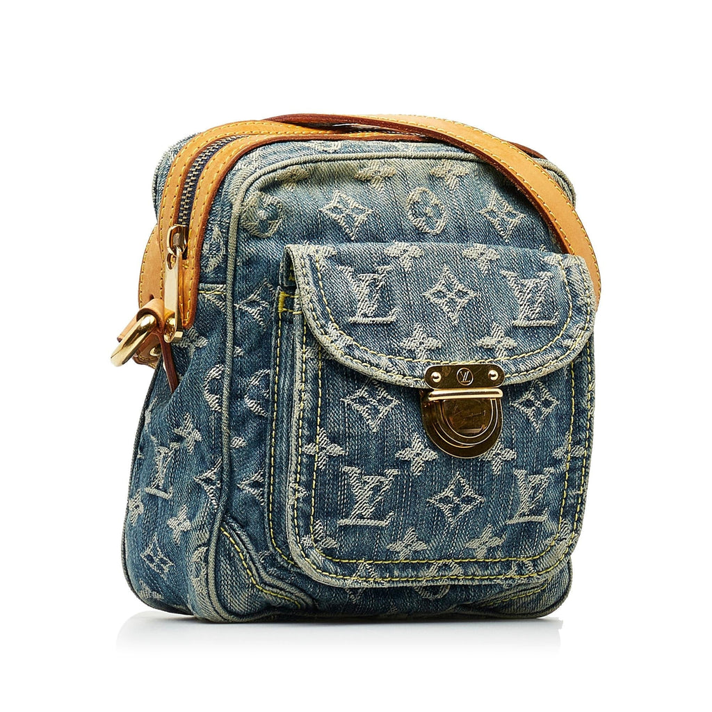 Louis Vuitton Monogram Denim Camera Bag (SHG-ykQse0)