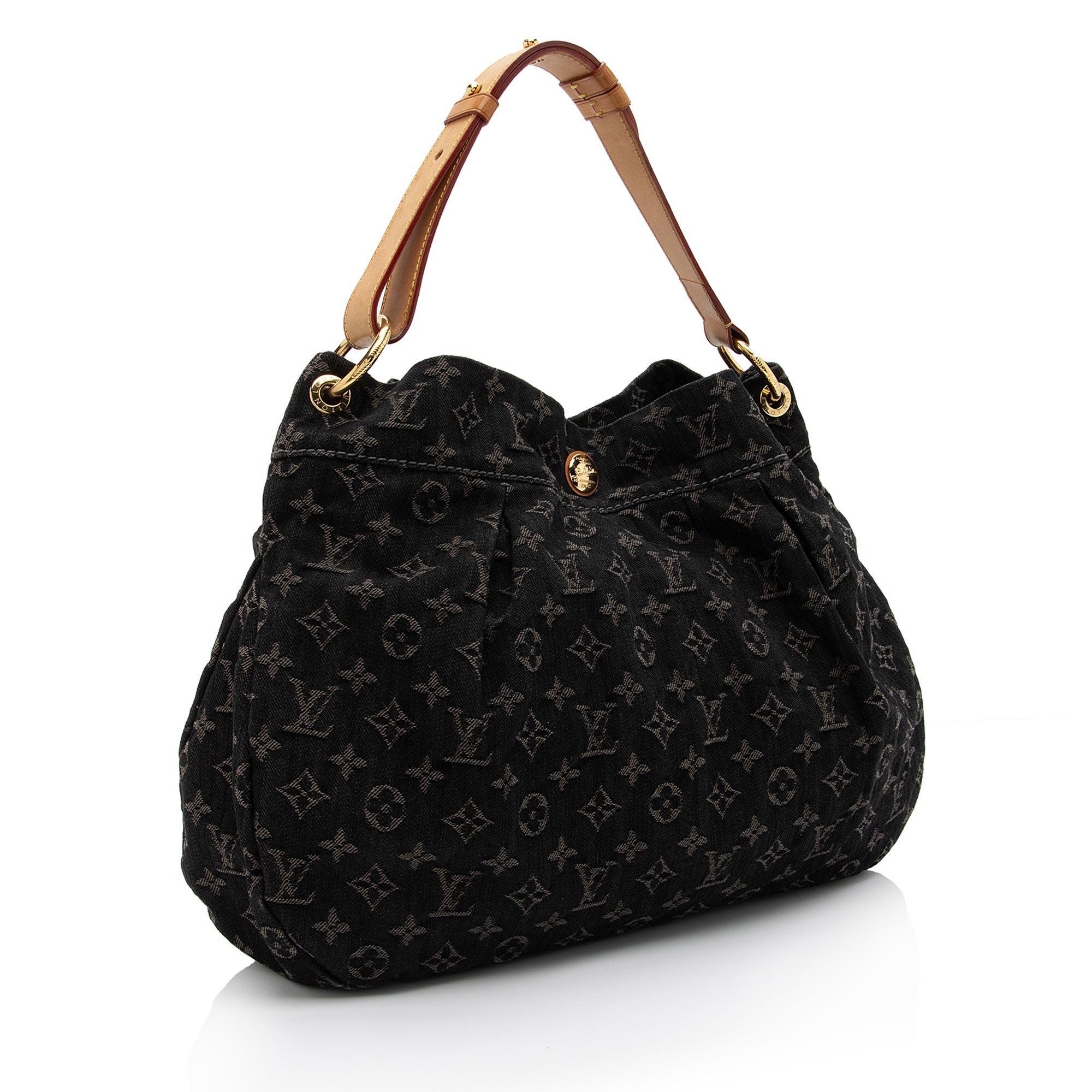 Louis Vuitton Monogram Denim Daily PM Hobo (SHF-6YXLAz)