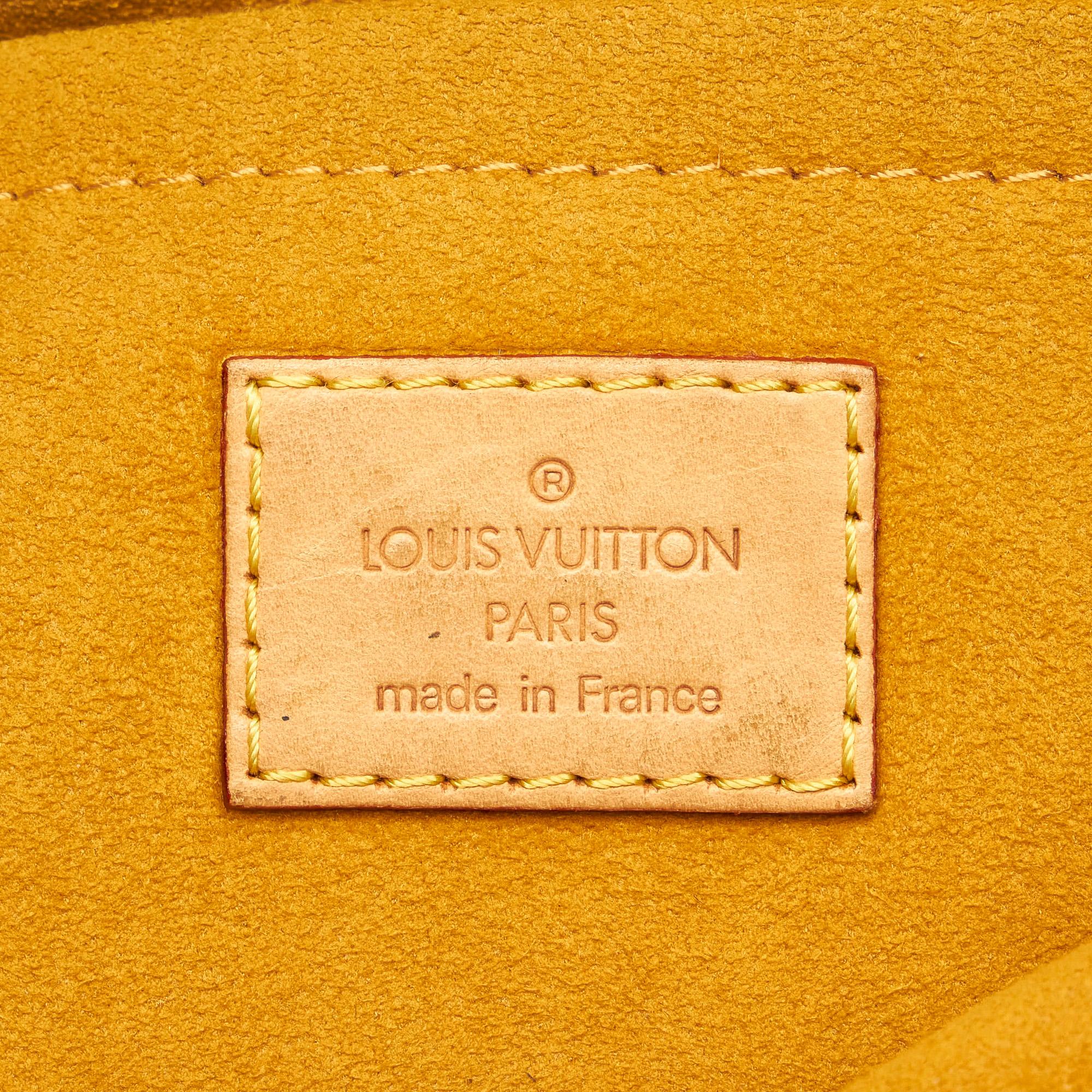 Louis Vuitton Monogram Denim Mini Pleaty Raye (SHG-35705)