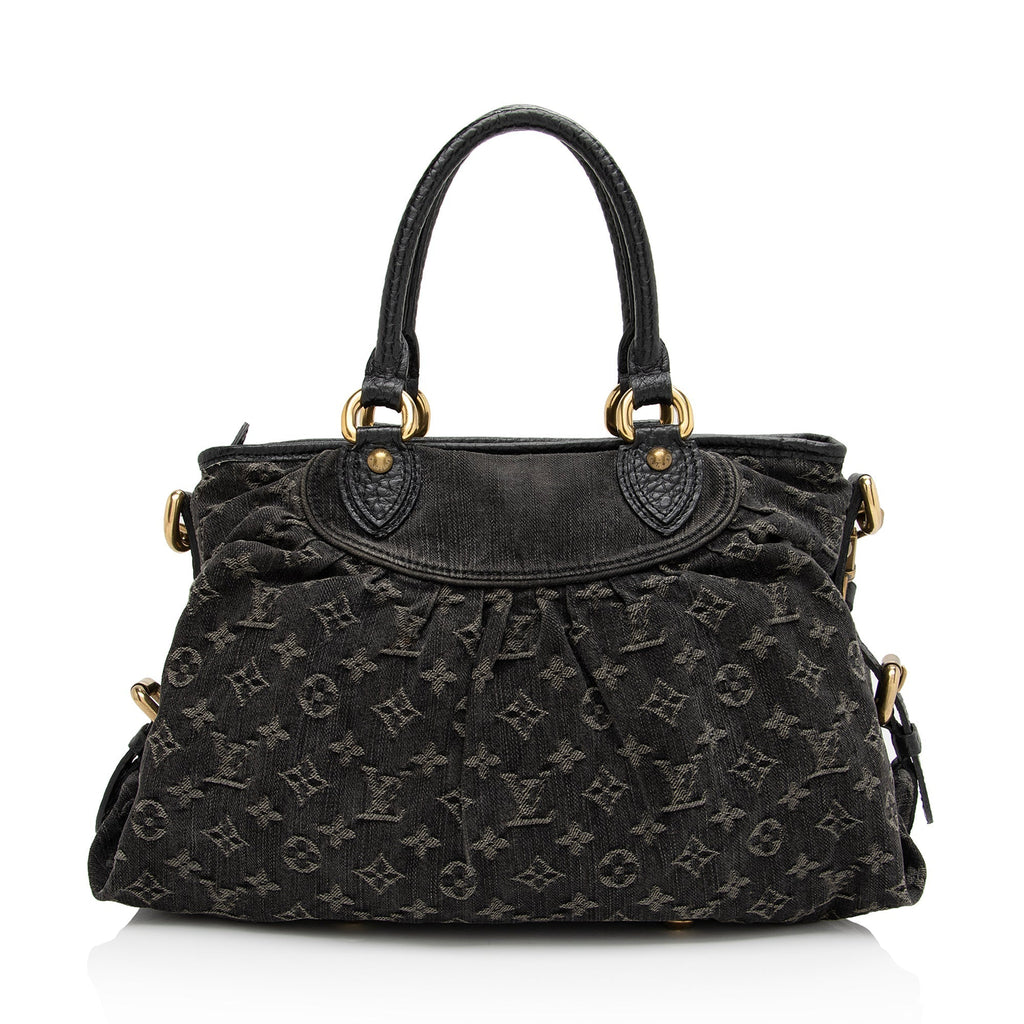 Louis Vuitton Monogram Denim Neo Cabby MM Satchel (SHF-SAEQo3)