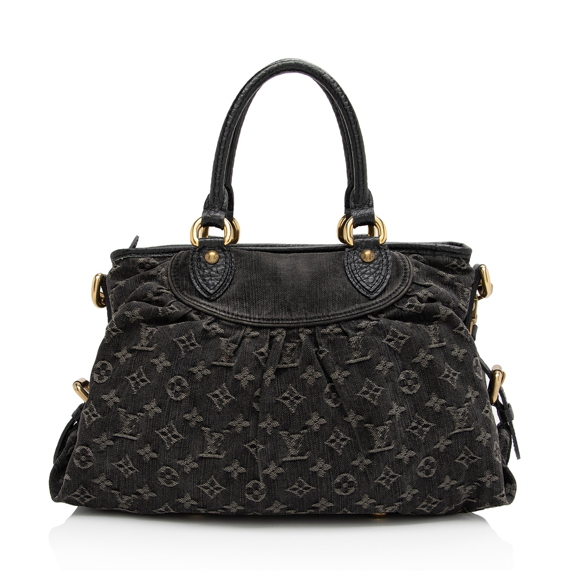 Louis Vuitton Monogram Denim Neo Cabby MM Satchel (SHF-SAEQo3)