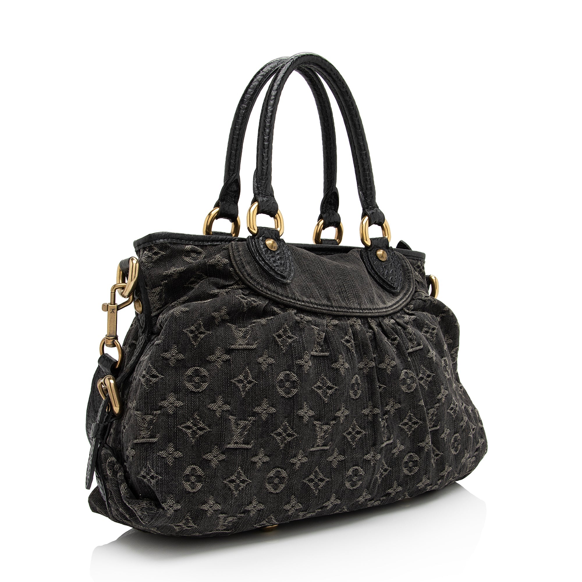 Louis Vuitton Monogram Denim Neo Cabby MM Satchel (SHF-SAEQo3)