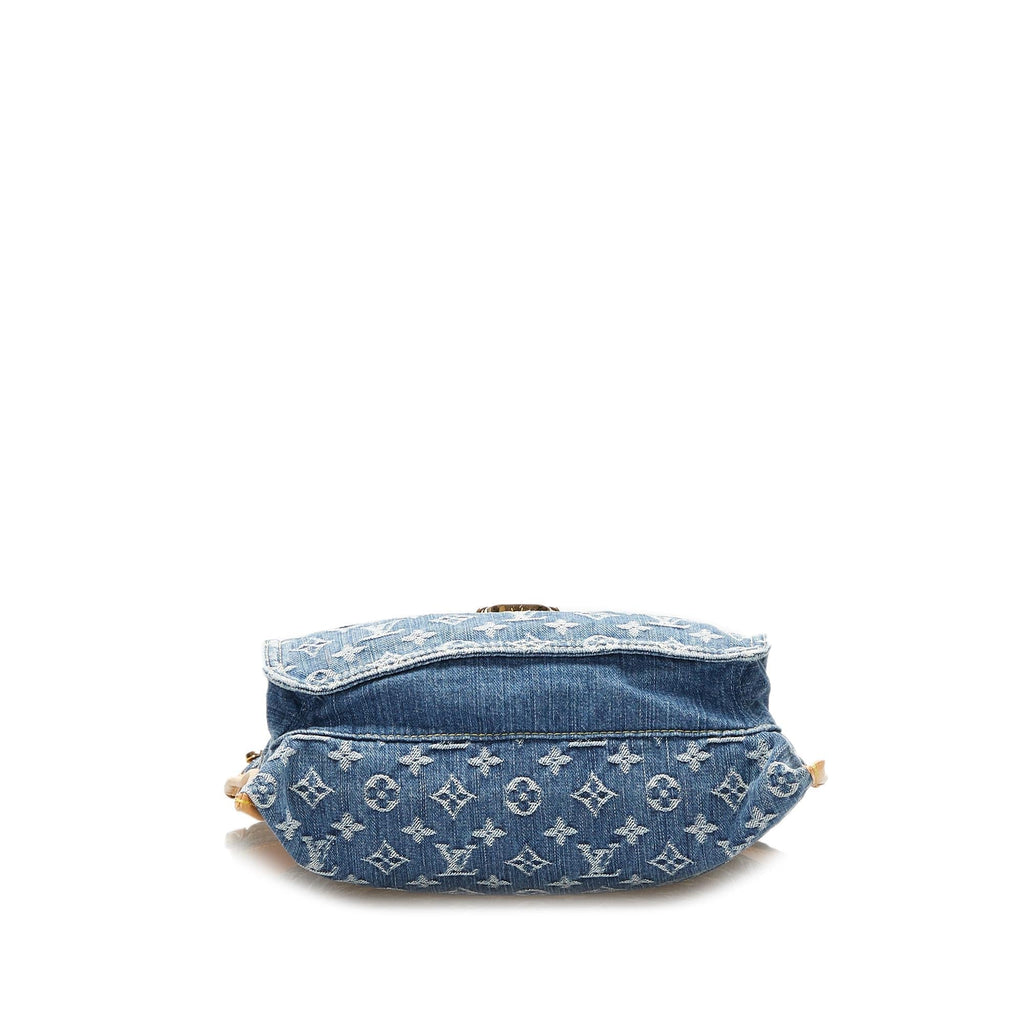 Louis Vuitton Monogram Denim Sac Plat (SHG-2SDTFz)