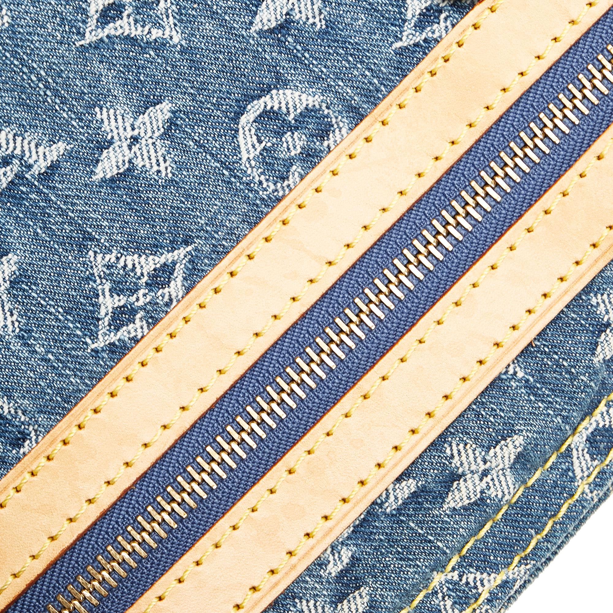 Louis Vuitton Monogram Denim Sac Plat (SHG-2SDTFz)