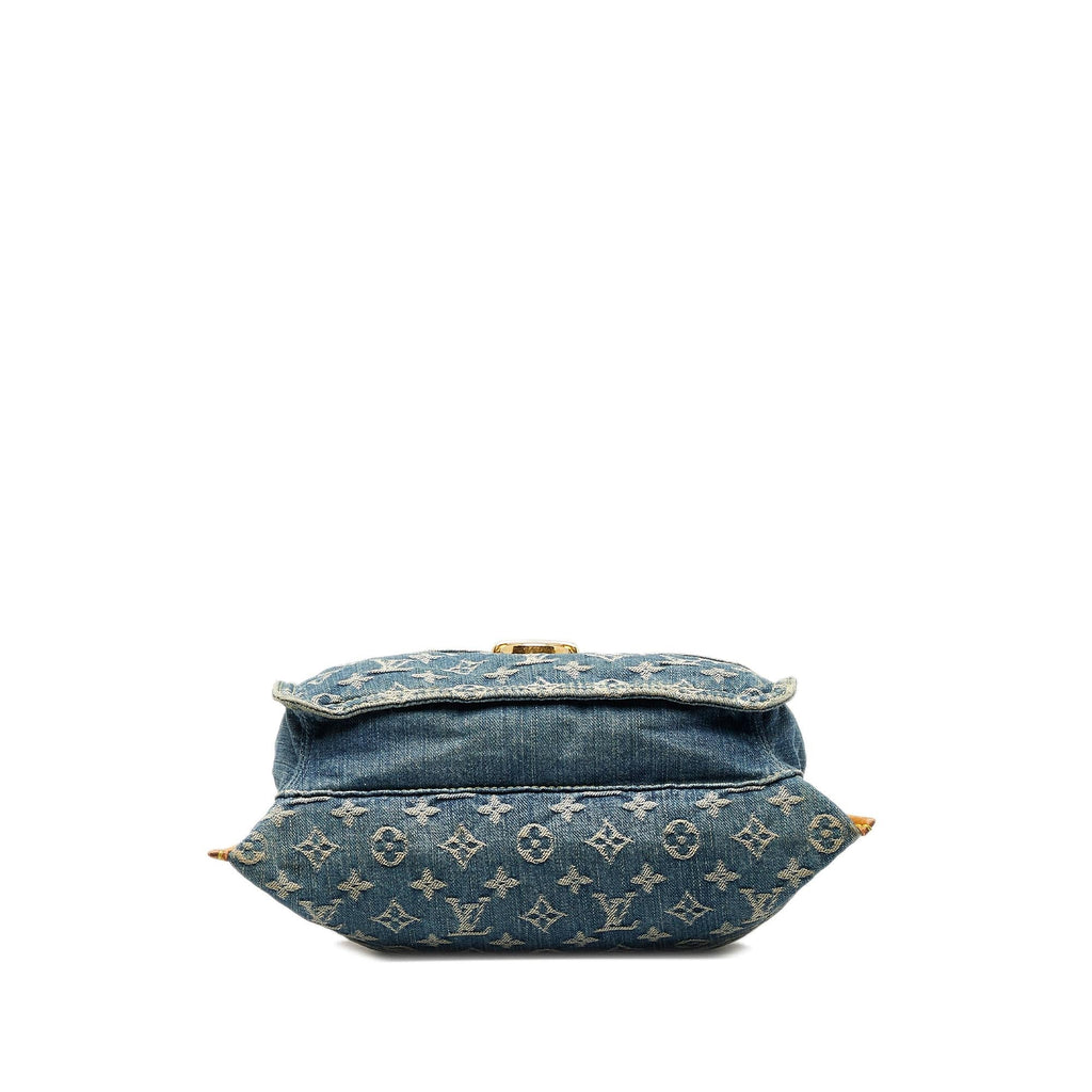 Louis Vuitton Monogram Denim Sac Plat (SHG-xNyEUX)