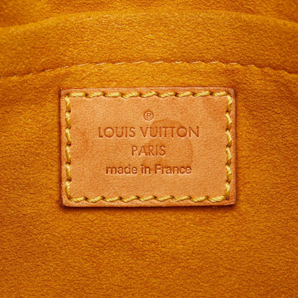 Louis Vuitton Monogram Denim Sac Plat (SHG-xNyEUX)