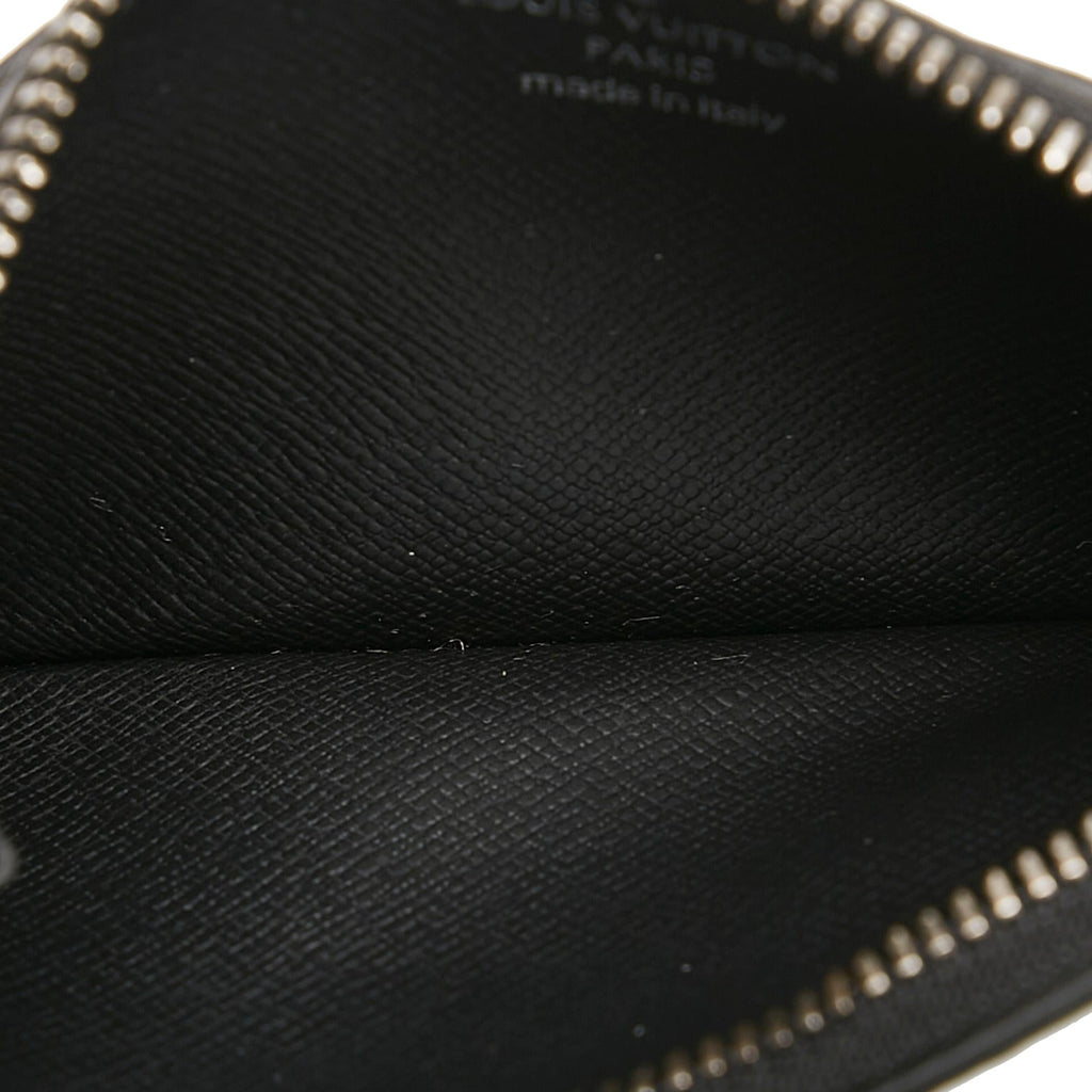 Louis Vuitton Monogram Eclipse Coin Pouch (SHG-CILlD8)