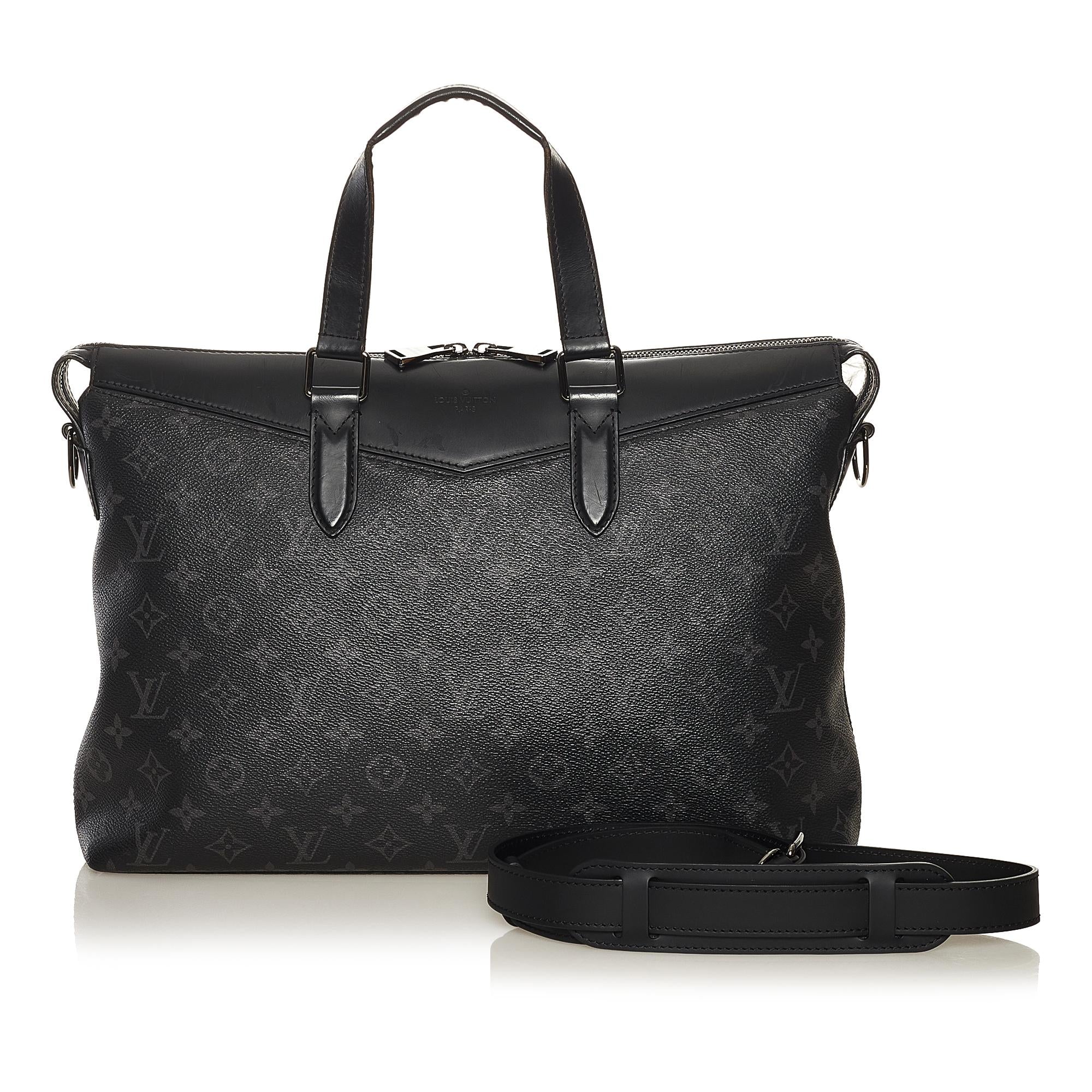 Louis Vuitton Monogram Eclipse Explorer Business Bag (SHG-36283)