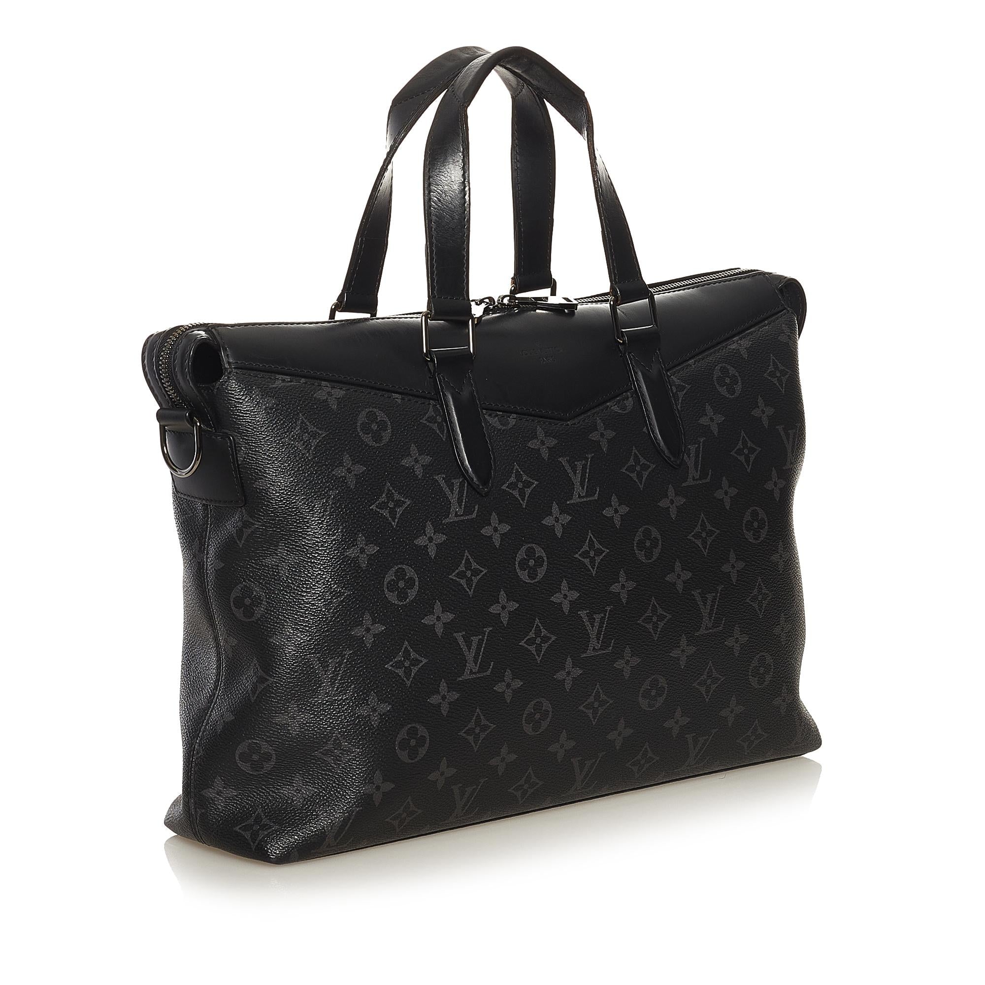 Louis Vuitton Monogram Eclipse Explorer Business Bag (SHG-36283)