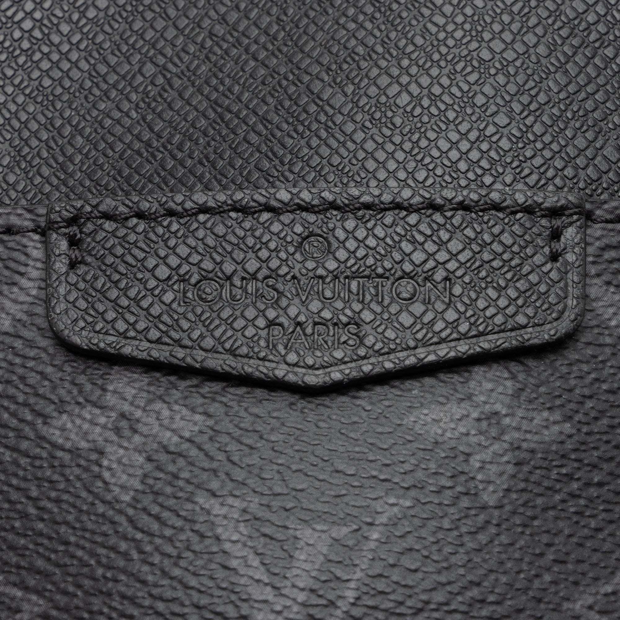 Louis Vuitton Monogram Eclipse Taiga Leather Taigarama Outdoor Sling Bag (SHF-23939)