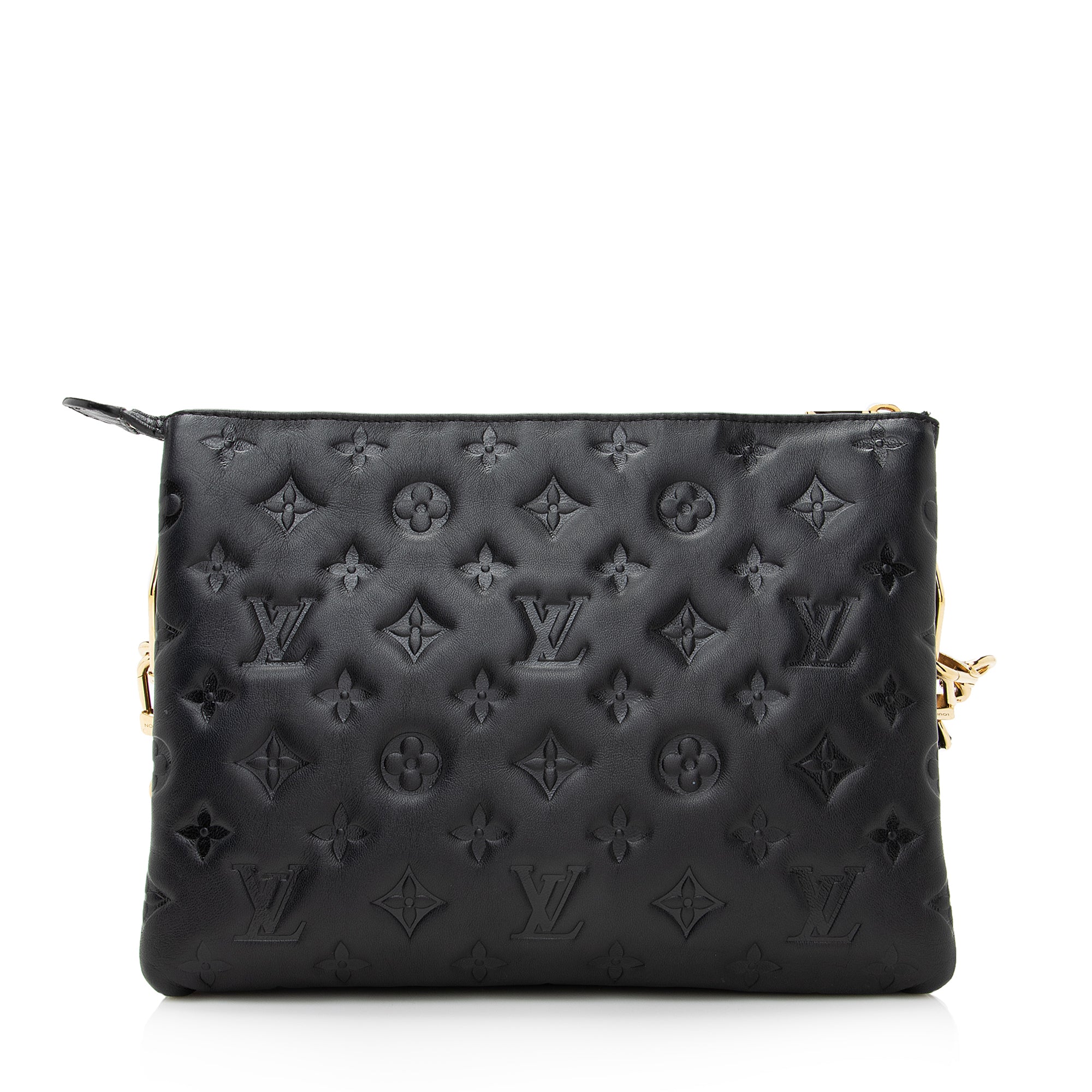 Louis Vuitton Monogram Embossed Lambskin Coussin PM Shoulder Bag (SHF-22447)