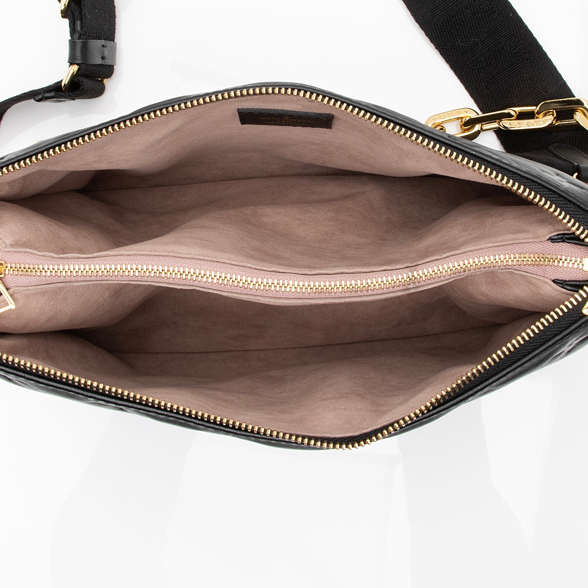 Louis Vuitton Monogram Embossed Lambskin Coussin PM Shoulder Bag (SHF-23655)
