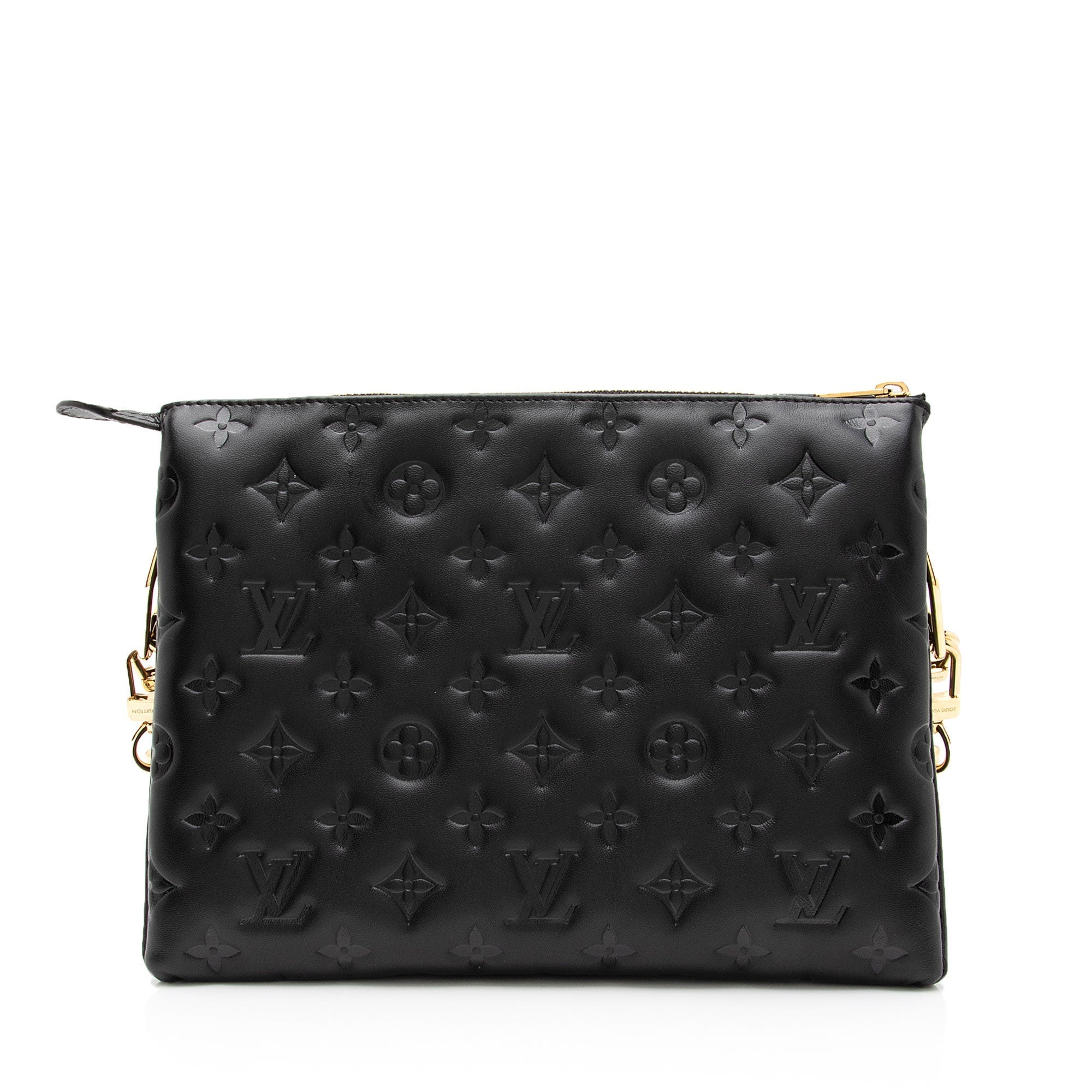 Louis Vuitton Monogram Embossed Lambskin Coussin PM Shoulder Bag (SHF-Y5gEUo)