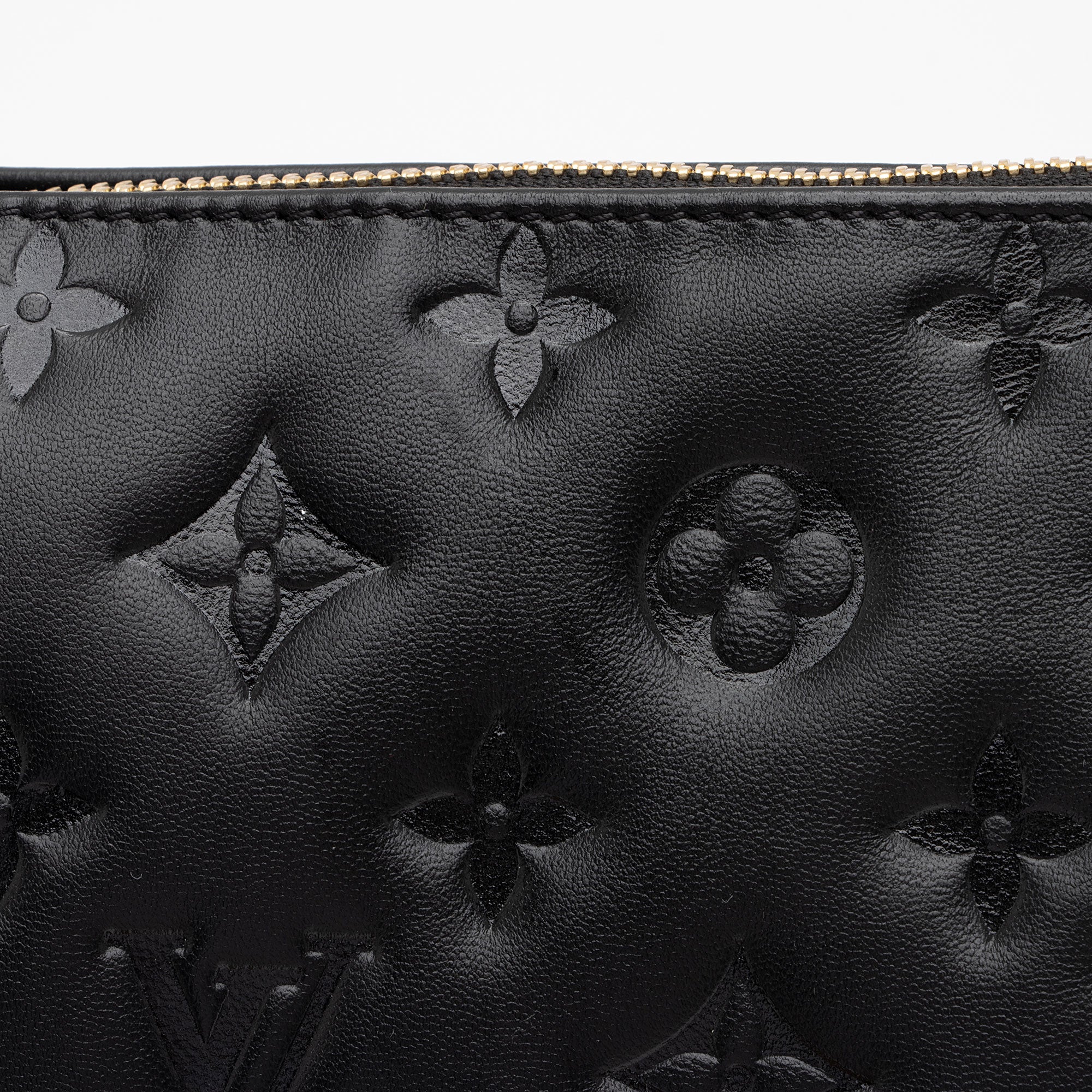 Louis Vuitton Monogram Embossed Lambskin Coussin PM Shoulder Bag (SHF-Y5gEUo)