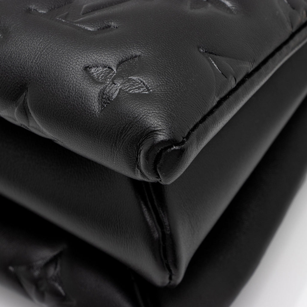 Louis Vuitton Monogram Embossed Lambskin Coussin PM Shoulder Bag (SHF-Y5gEUo)