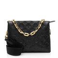 Louis Vuitton Monogram Embossed Lambskin Coussin PM Shoulder Bag (SHF-Y5gEUo)