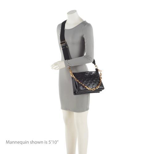 Louis Vuitton Monogram Embossed Lambskin Coussin PM Shoulder Bag (SHF-Y5gEUo)