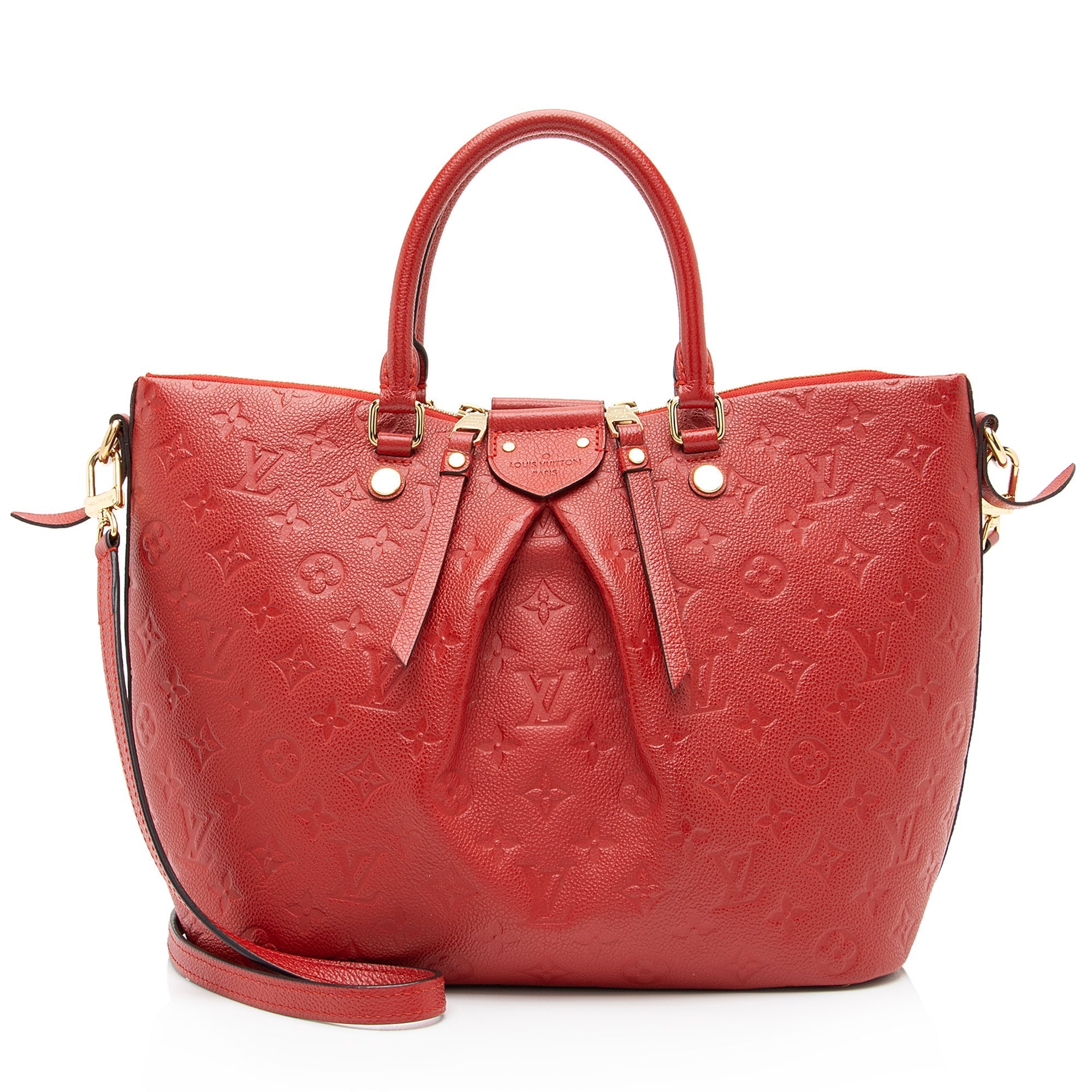 Louis Vuitton Monogram Empreinte Mazarine MM Satchel (SHF-dVerDe)