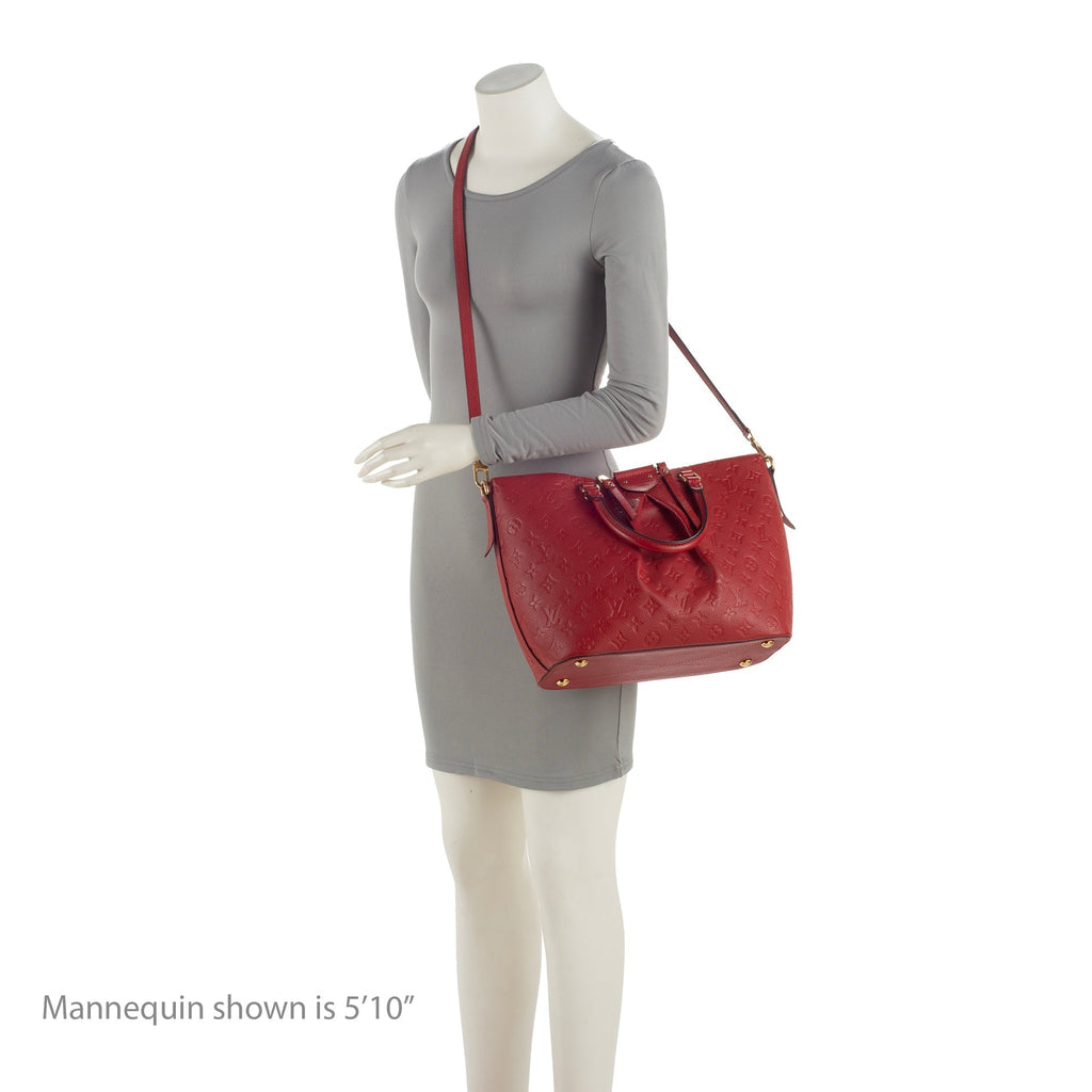 Louis Vuitton Monogram Empreinte Mazarine MM Satchel (SHF-dVerDe)
