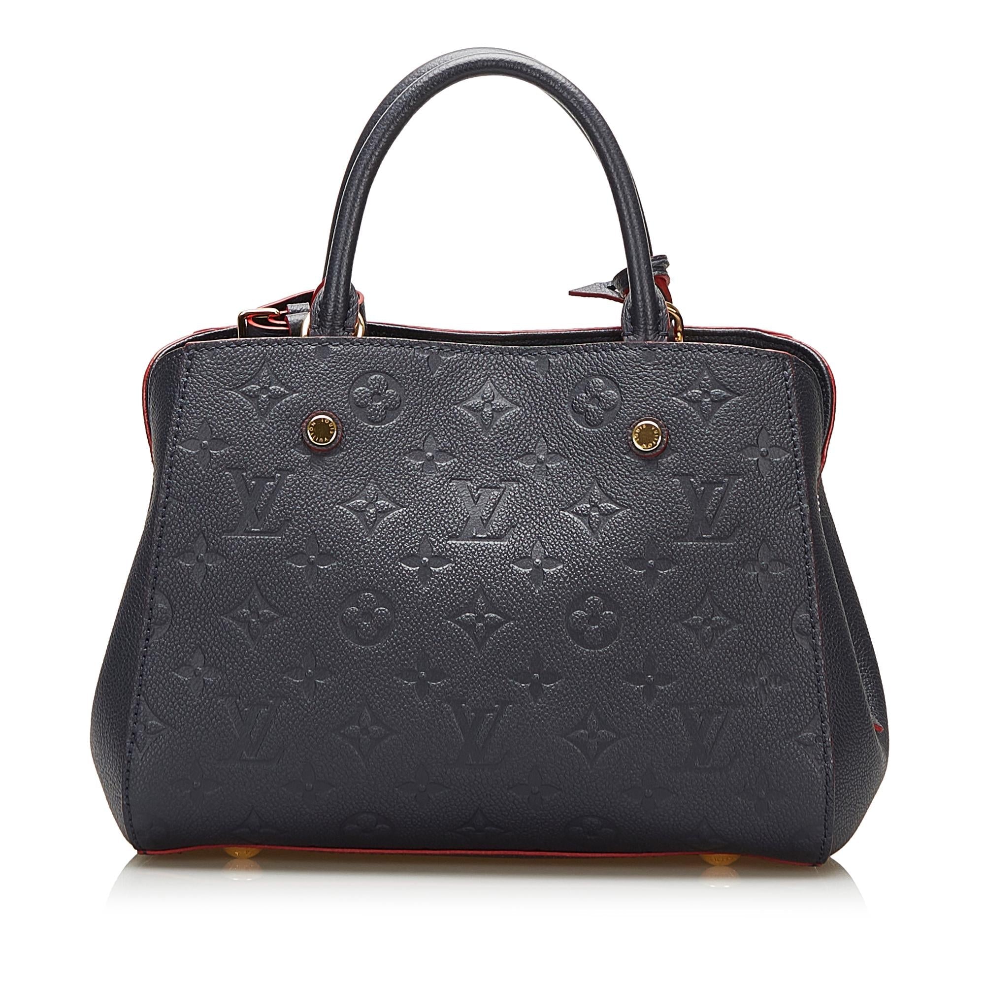 Louis Vuitton Monogram Empreinte Montaigne BB (SHG-37666)