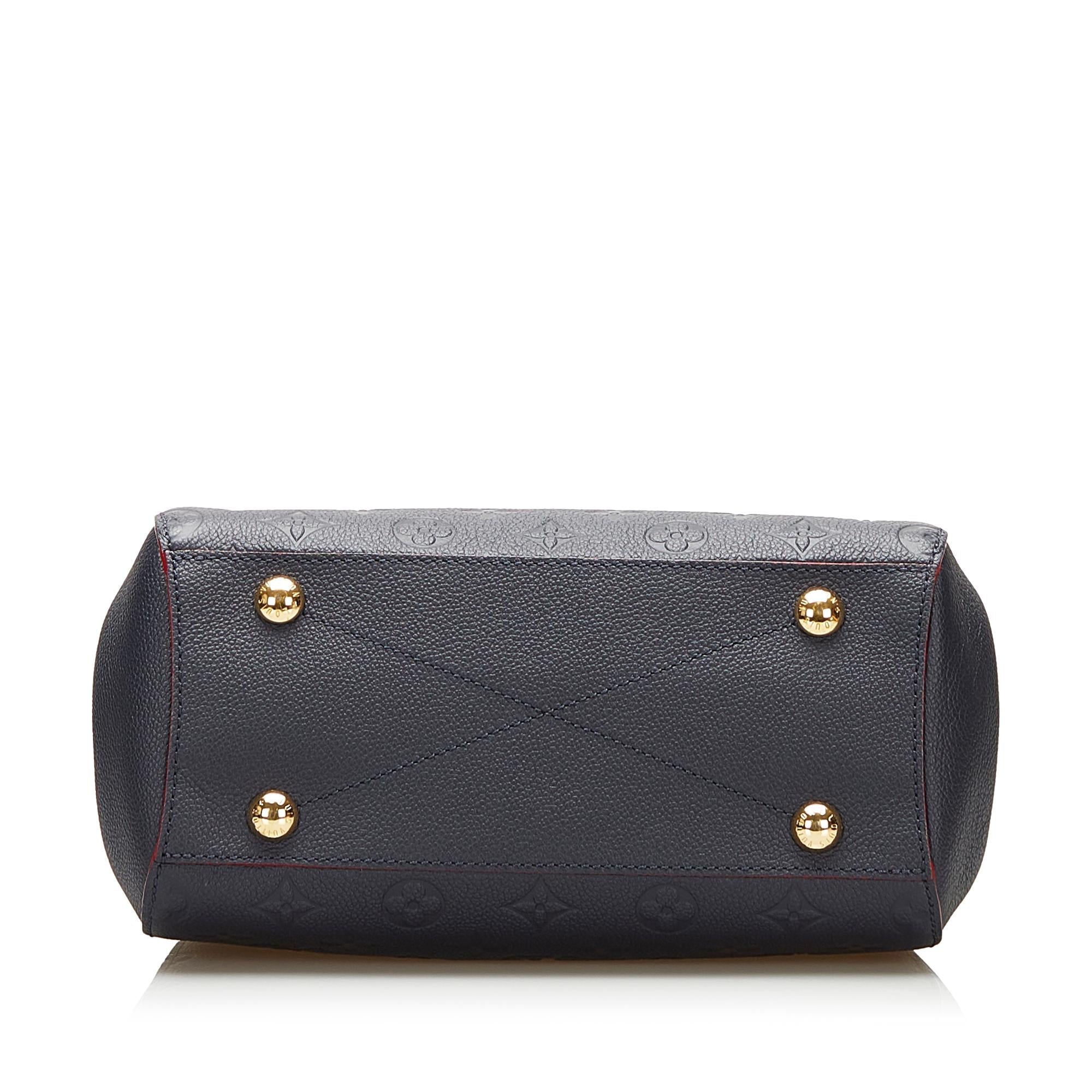 Louis Vuitton Monogram Empreinte Montaigne BB (SHG-37666)