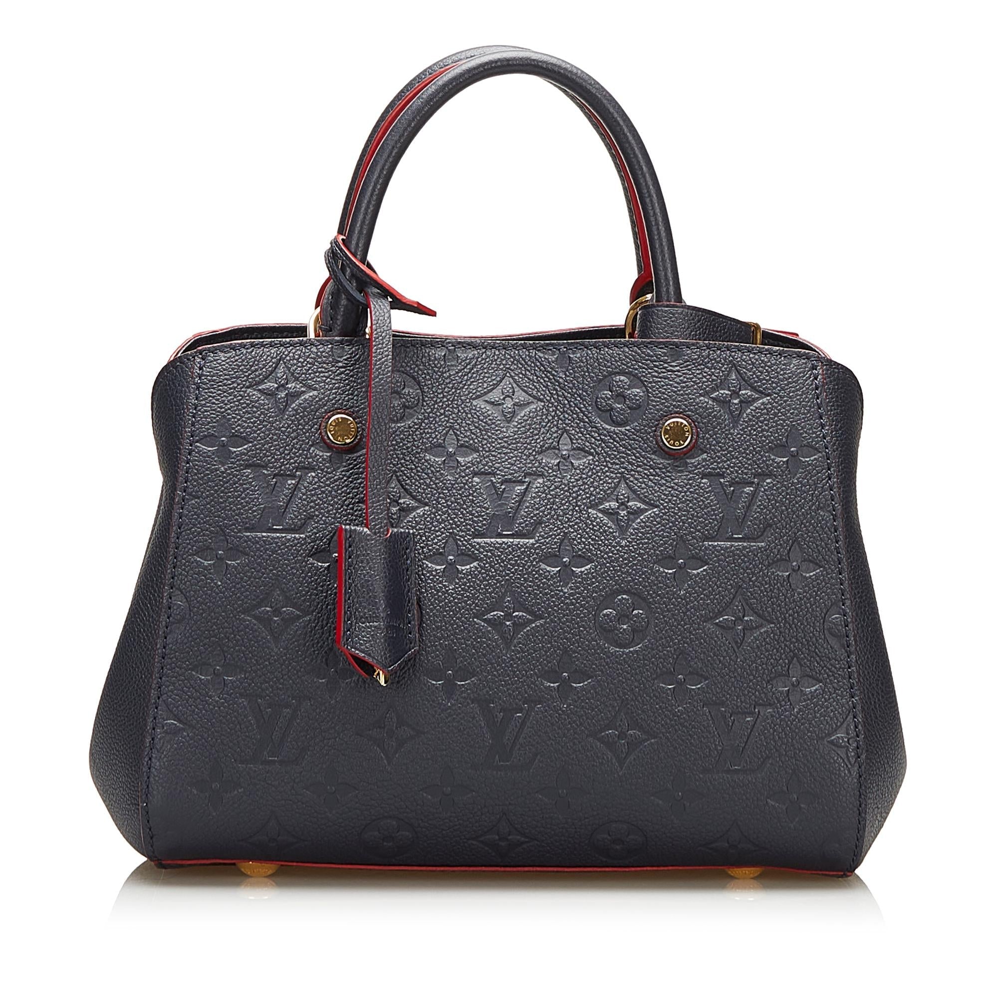 Louis Vuitton Monogram Empreinte Montaigne BB (SHG-37666)