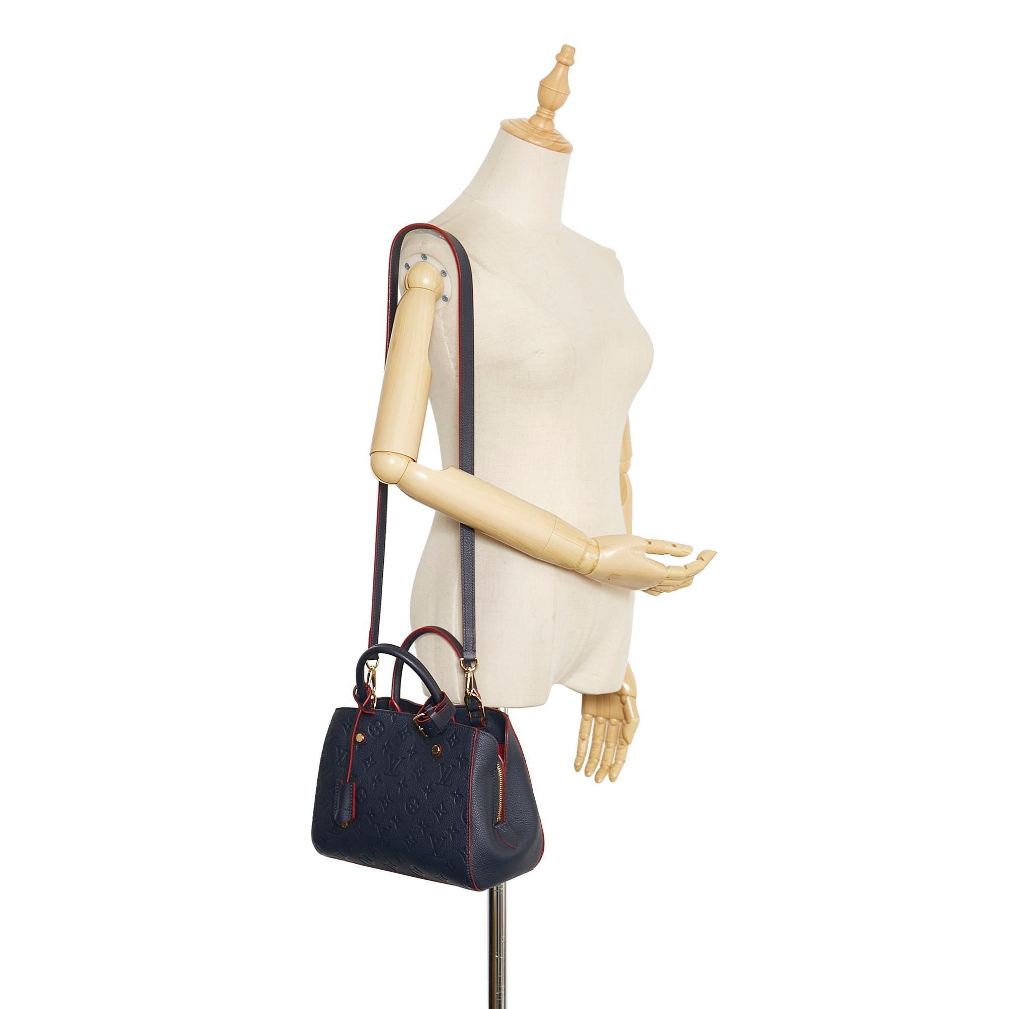 Louis Vuitton Monogram Empreinte Montaigne BB (SHG-37666)