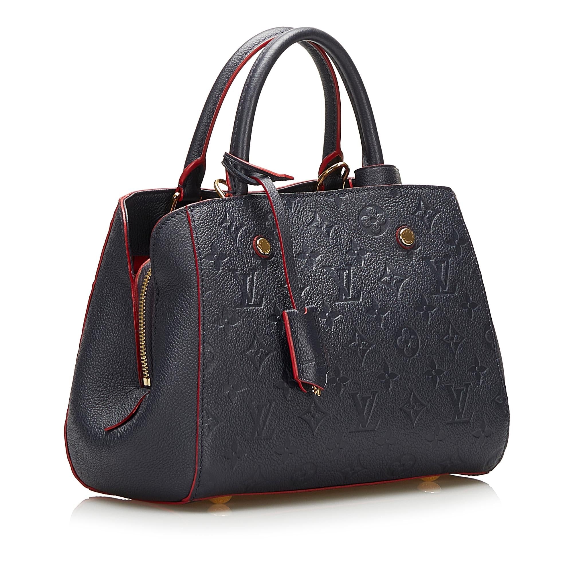 Louis Vuitton Monogram Empreinte Montaigne BB (SHG-37666)