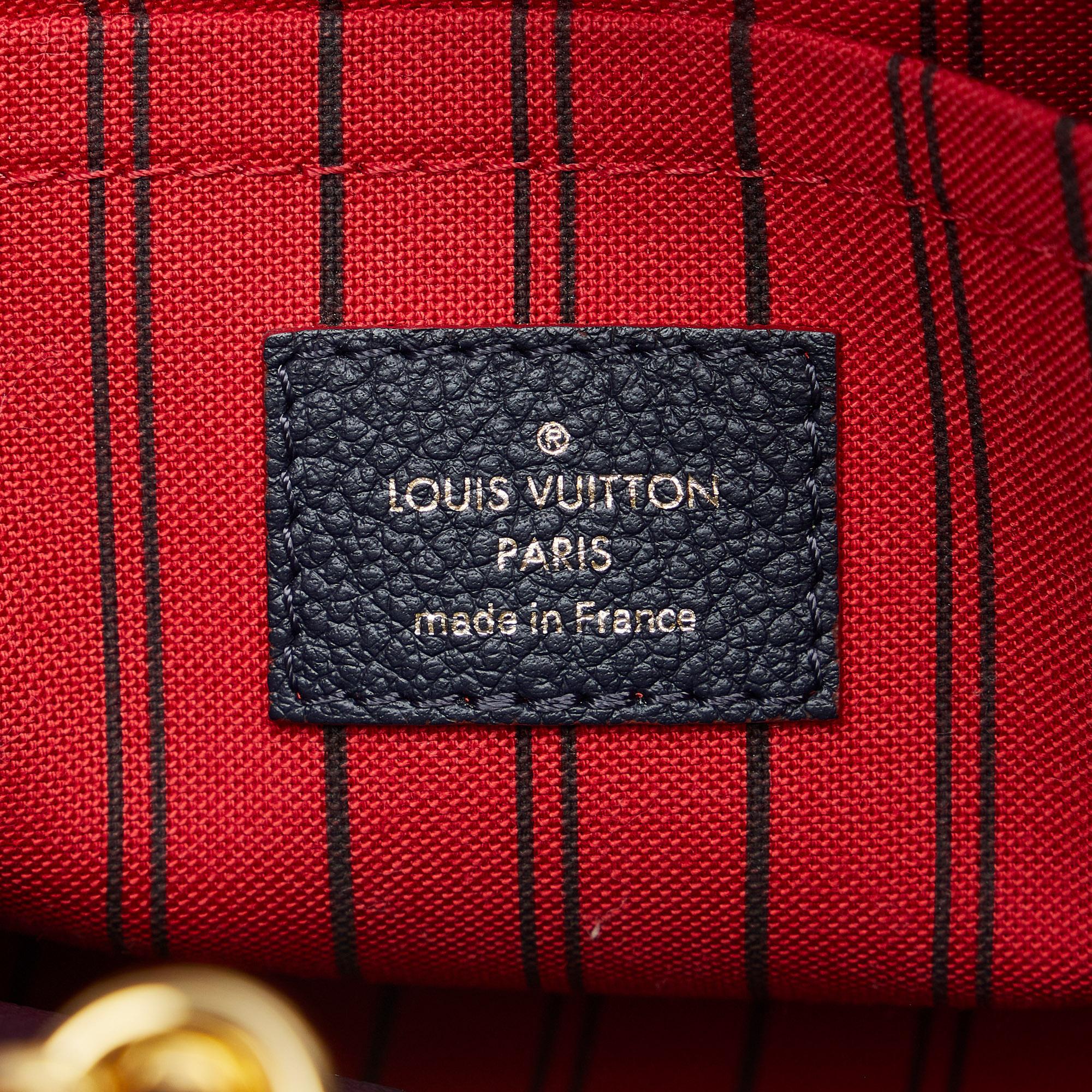 Louis Vuitton Monogram Empreinte Montaigne BB (SHG-PMDepg)