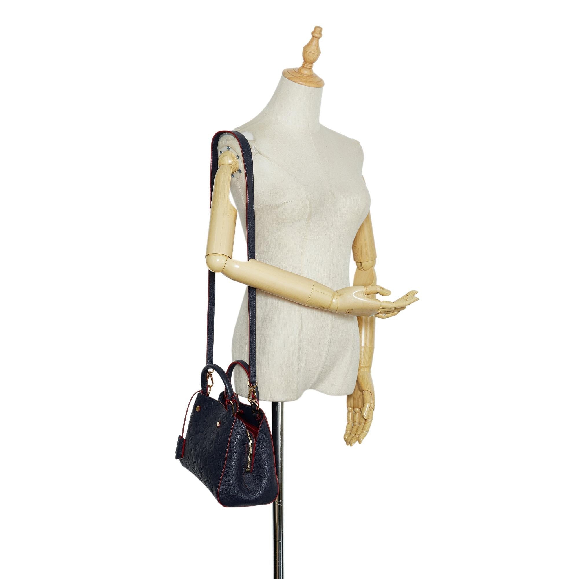 Louis Vuitton Monogram Empreinte Montaigne BB (SHG-PMDepg)