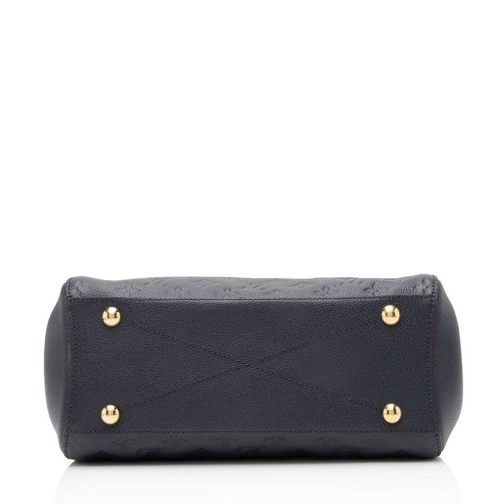 Louis Vuitton Monogram Empreinte Montaigne MM Satchel (SHF-23309)