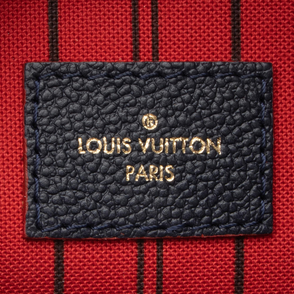 Louis Vuitton Monogram Empreinte Montaigne MM Satchel (SHF-23309)