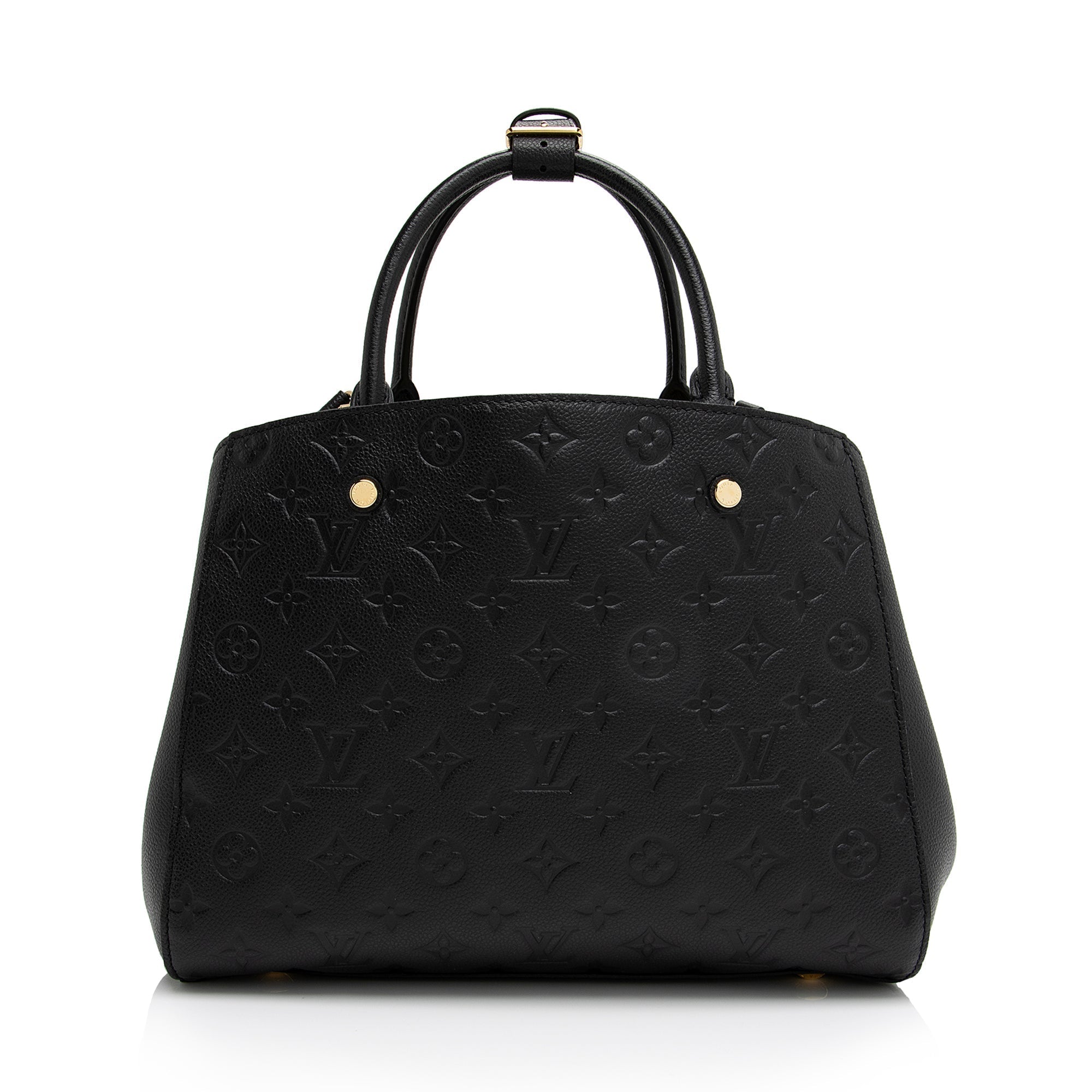 Louis Vuitton Monogram Empreinte Montaigne MM Satchel (SHF-MHeDUt)