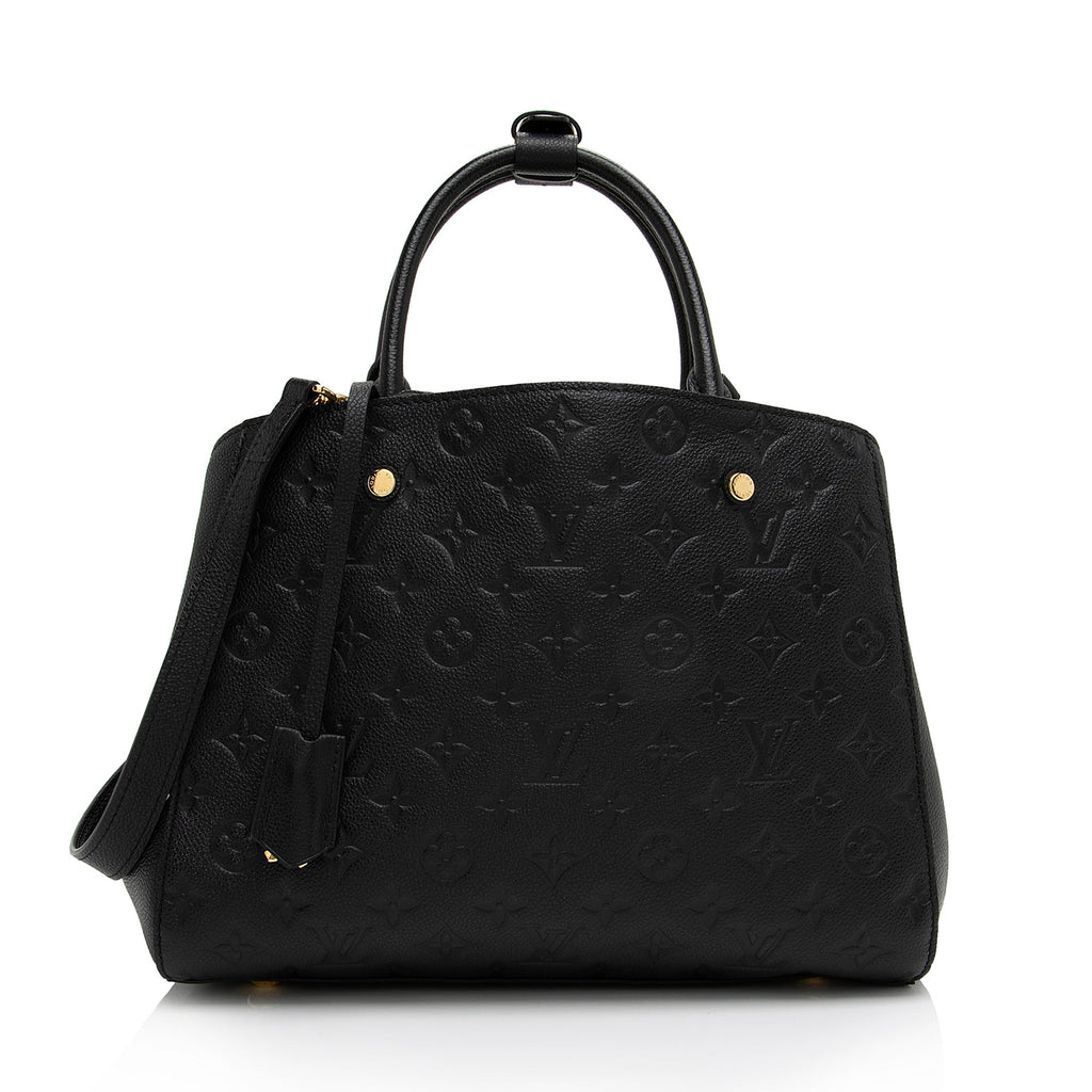 Louis Vuitton Monogram Empreinte Montaigne MM Satchel (SHF-MHeDUt)