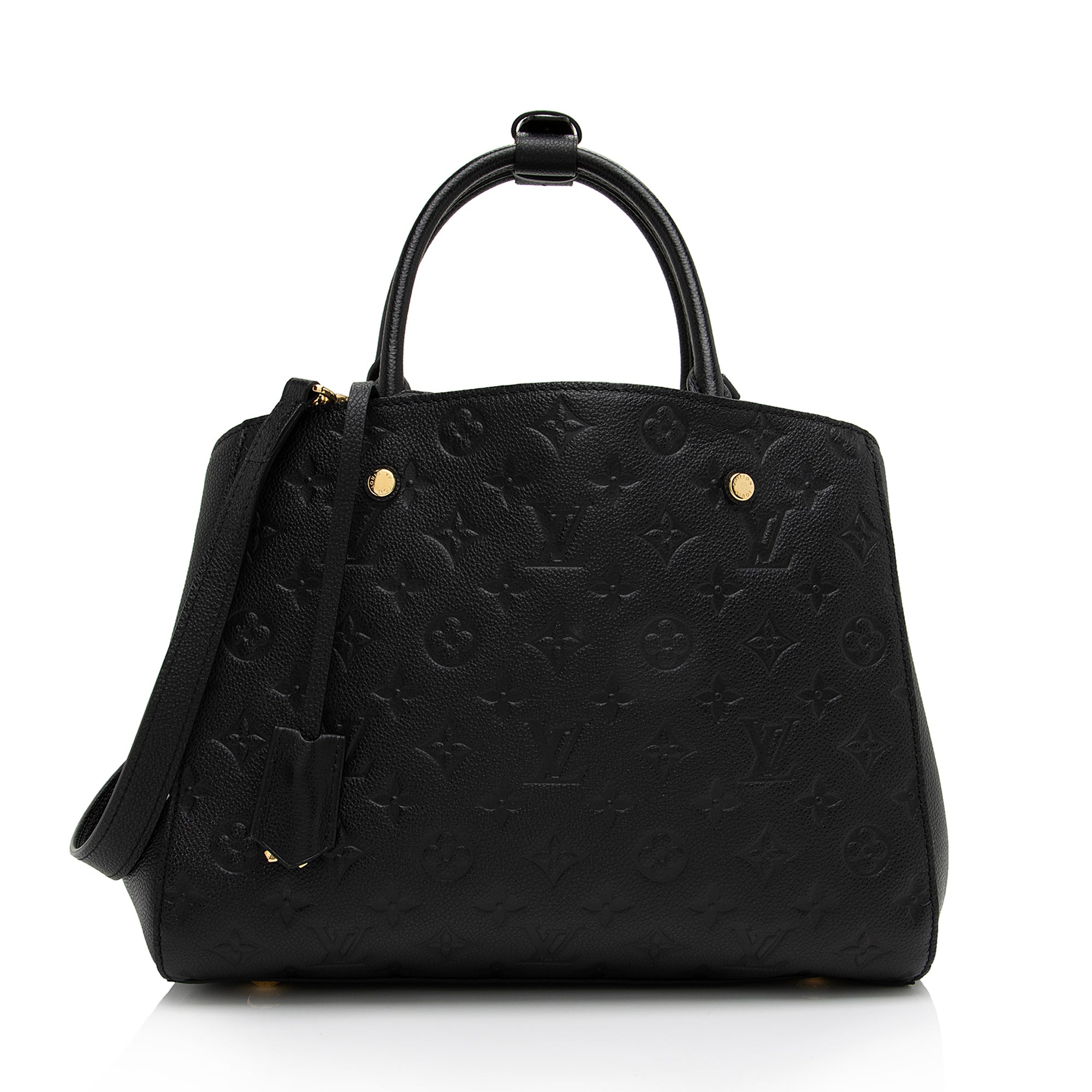Louis Vuitton Monogram Empreinte Montaigne MM Satchel (SHF-MHeDUt)