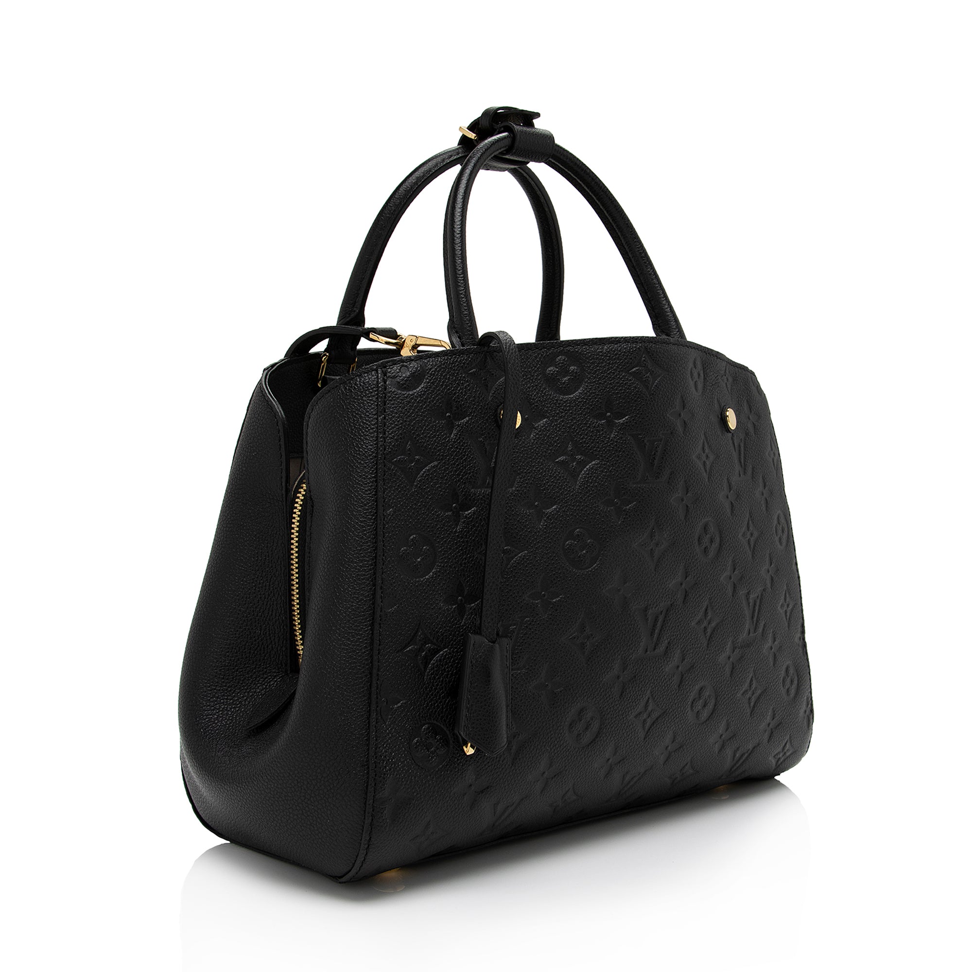 Louis Vuitton Monogram Empreinte Montaigne MM Satchel (SHF-MHeDUt)