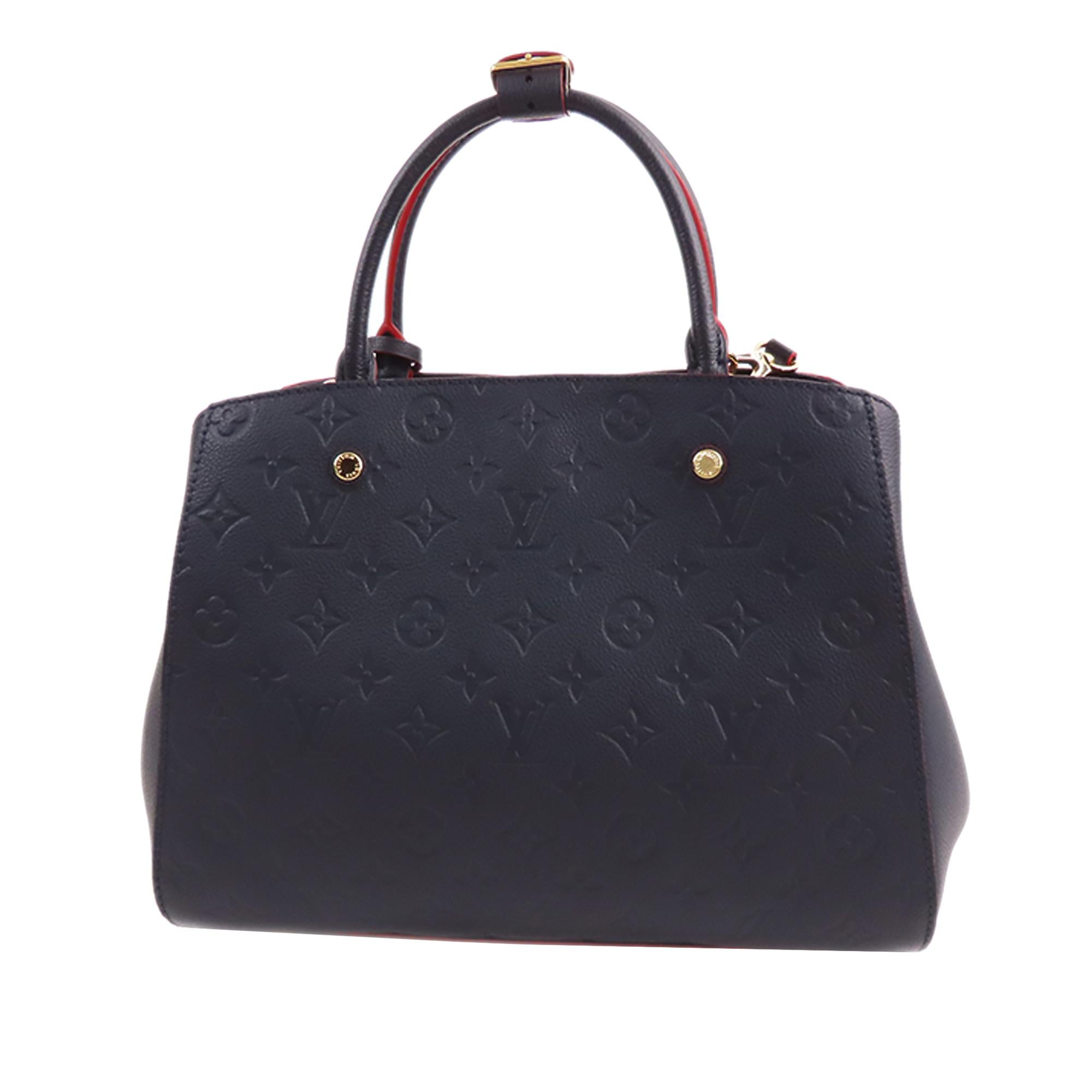 Louis Vuitton Monogram Empreinte Montaigne MM (SHG-35679)