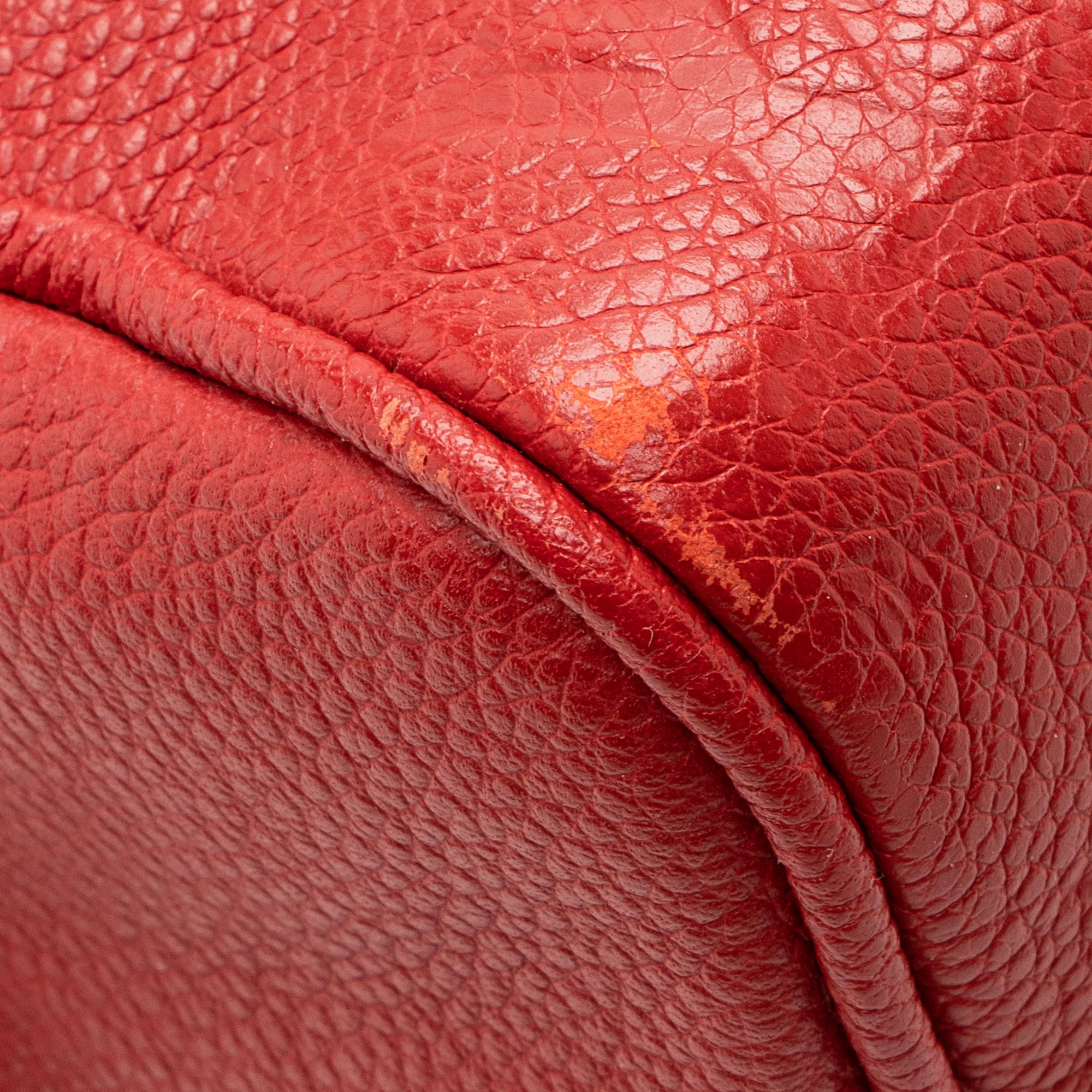 Louis Vuitton Monogram Empreinte Speedy Bandouliere 20 NM Satchel (SHF-22563)