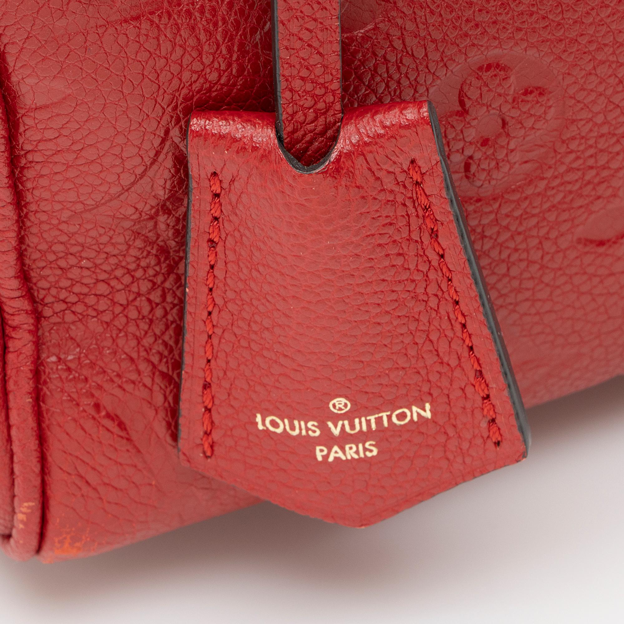 Louis Vuitton Monogram Empreinte Speedy Bandouliere 20 NM Satchel (SHF-22563)