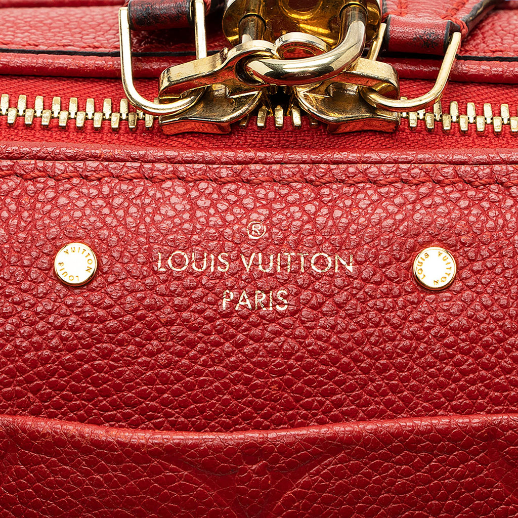 Louis Vuitton Monogram Empreinte Speedy Bandouliere 20 NM Satchel (SHF-22563)