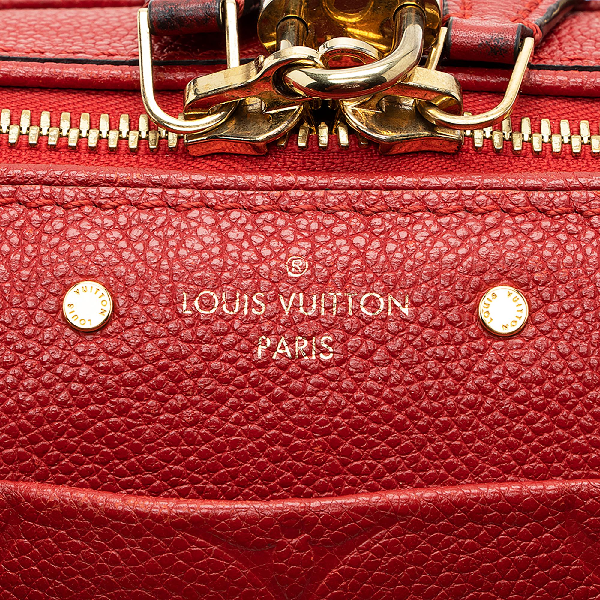 Louis Vuitton Monogram Empreinte Speedy Bandouliere 20 NM Satchel (SHF-22563)