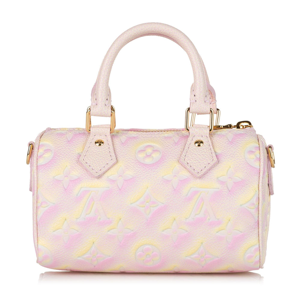 Louis Vuitton Monogram Empreinte Summer Stardust Nano Speedy (SHG-ypz2SU)
