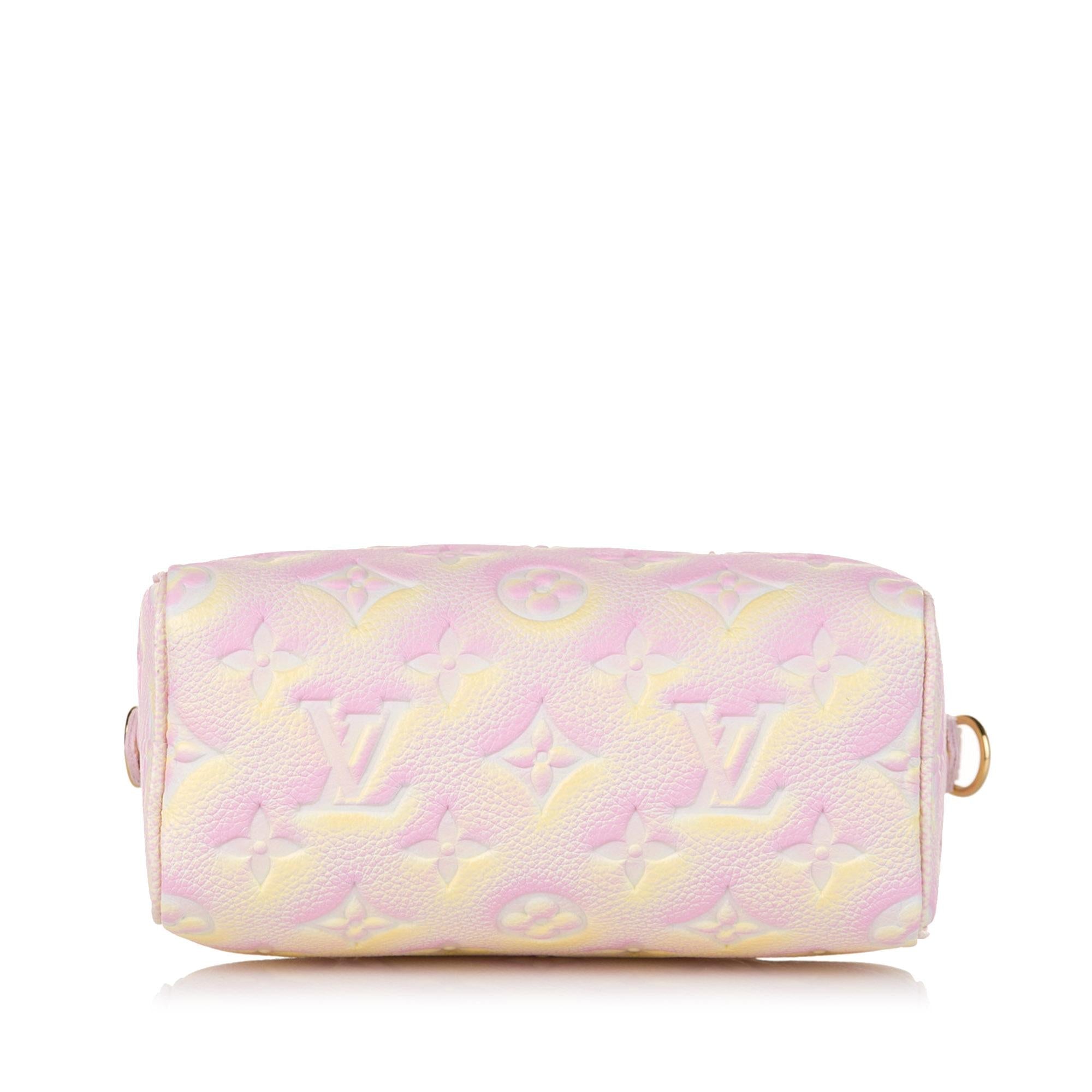 Louis Vuitton Monogram Empreinte Summer Stardust Nano Speedy (SHG-ypz2SU)