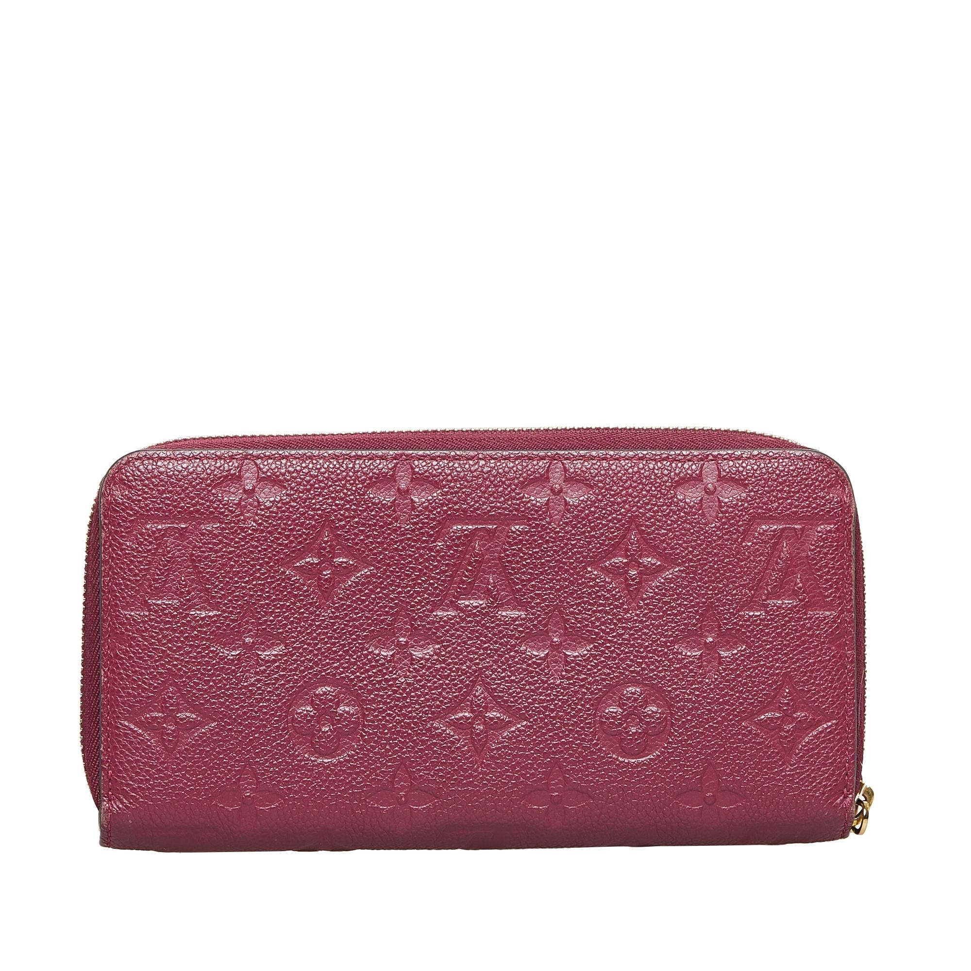 Louis Vuitton Monogram Empreinte Zippy Wallet