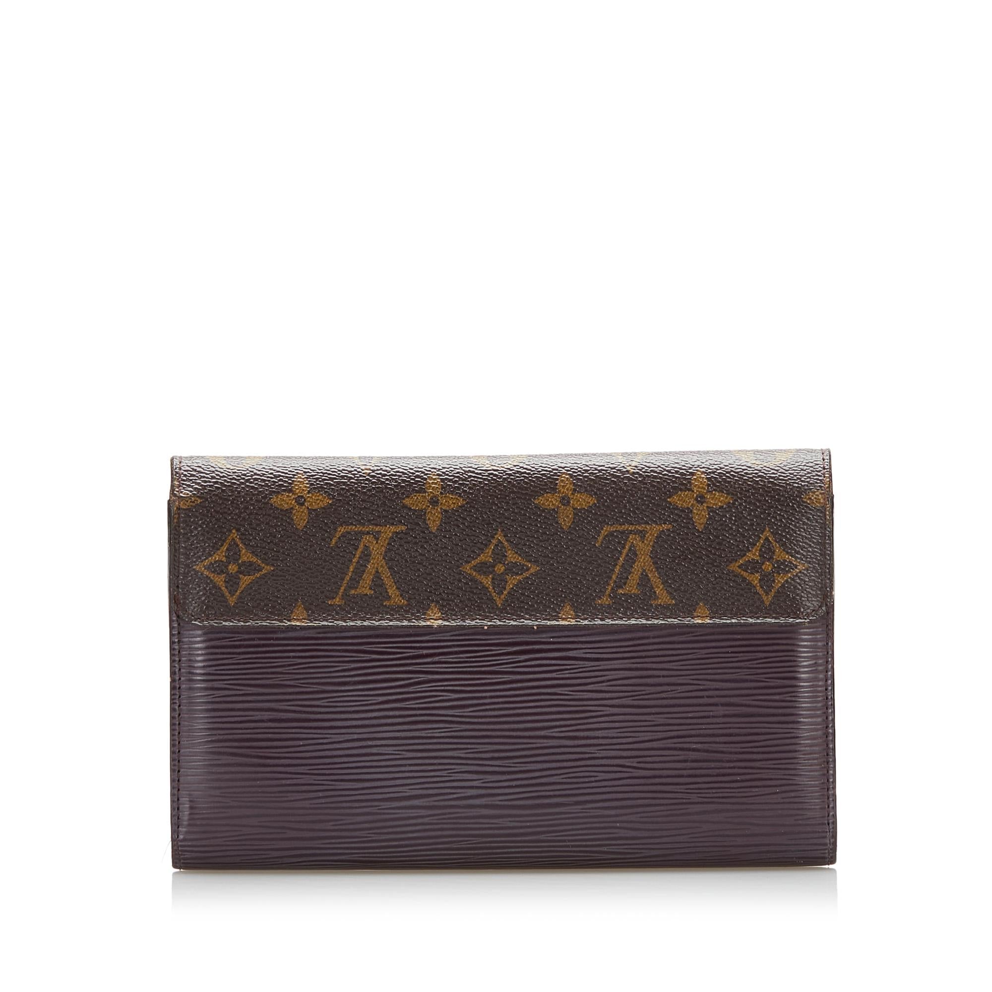 Louis Vuitton Monogram Epi Marie-Rose Wallet (SHG-37024)