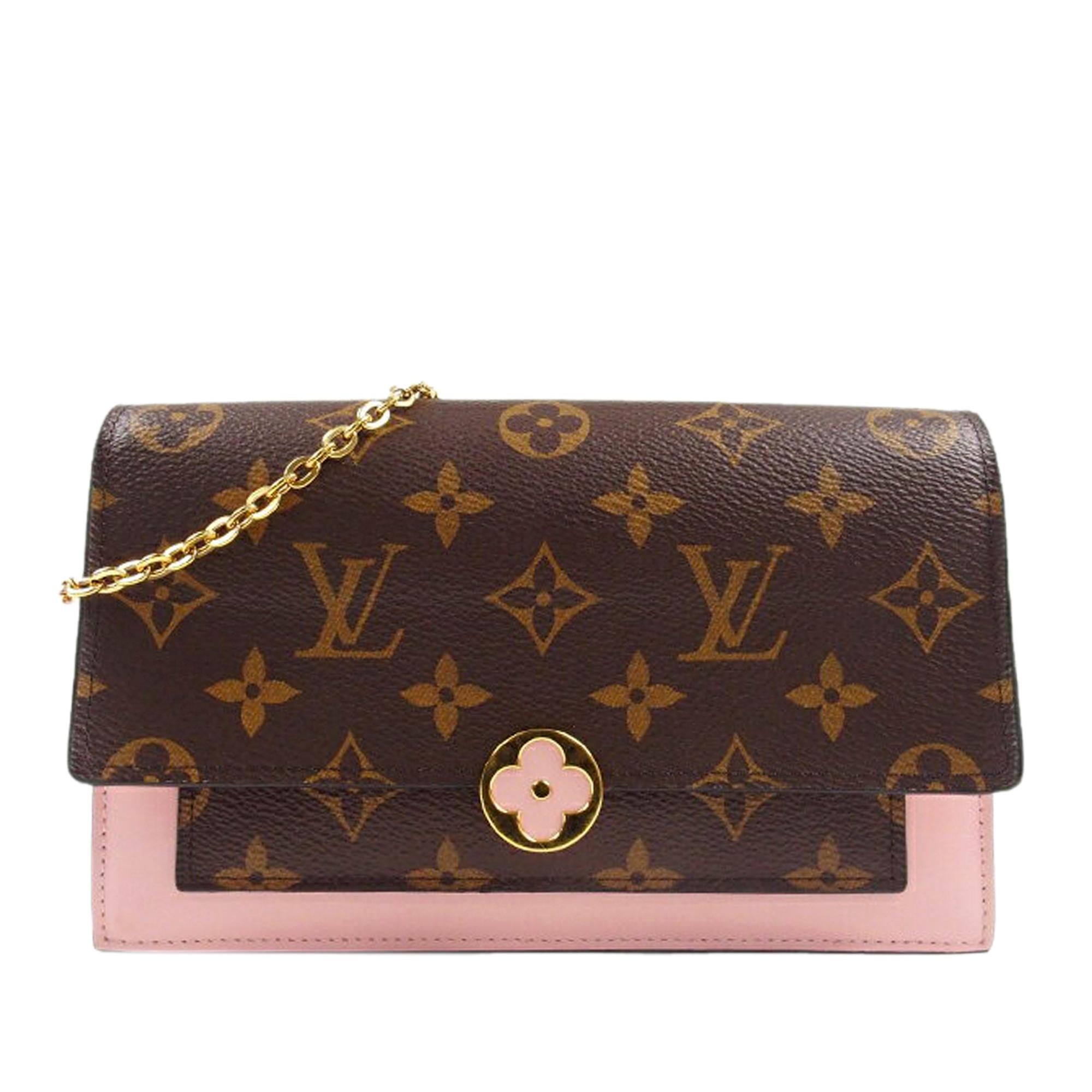 Louis Vuitton Monogram Flore Wallet On Chain (SHG-35991)