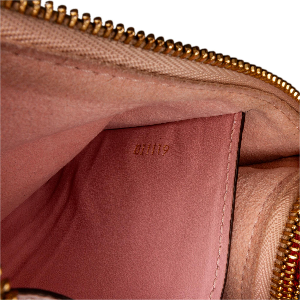Louis Vuitton Monogram Giant Double Zip Pochette (SHG-19PTmJ)